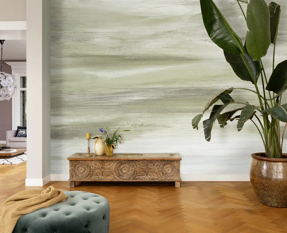 Rasch Vlies Fototapete 363524 Grün-Hellgrün Muster & Motive 3 m x 3,18 m