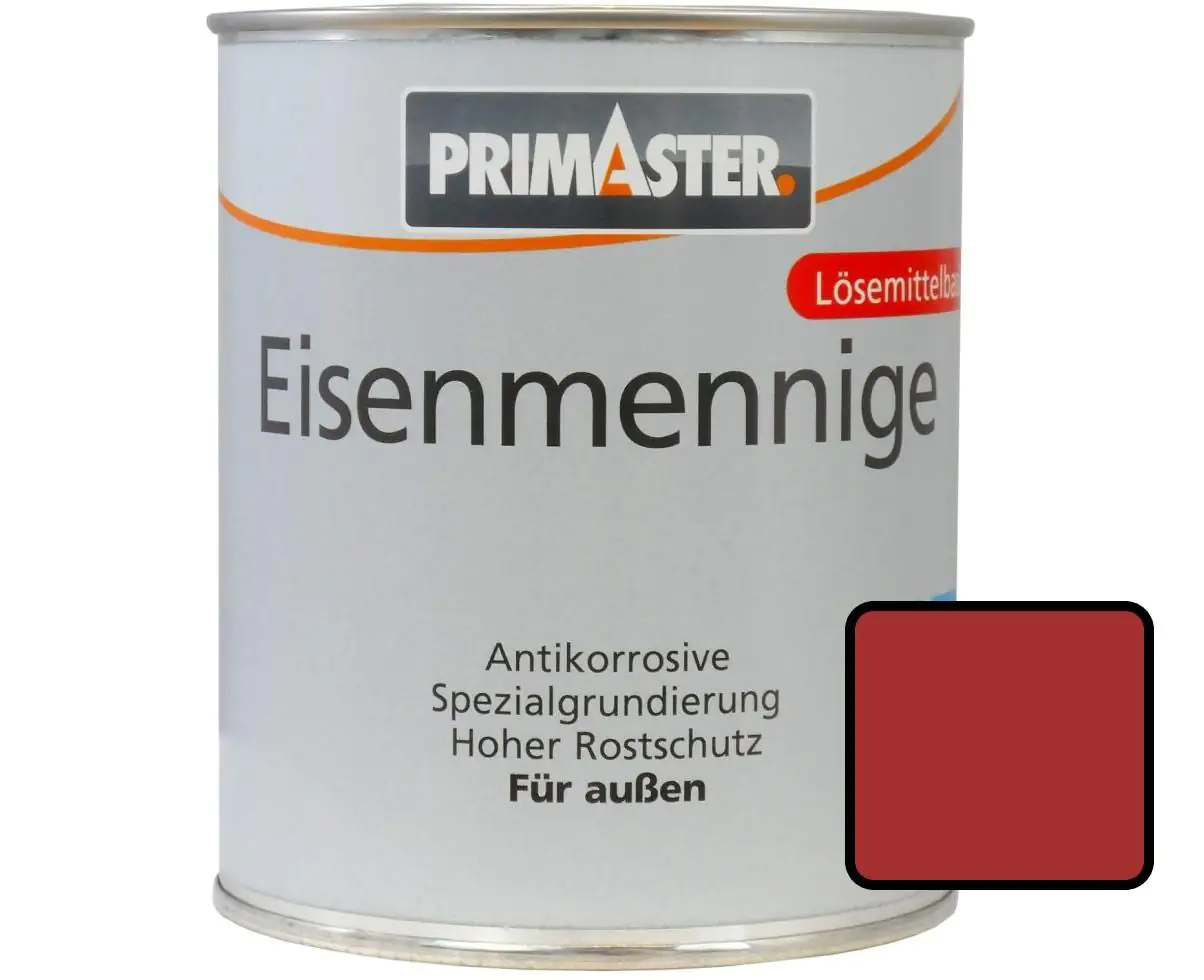 Primaster Eisenmennige 750 ml rostrot