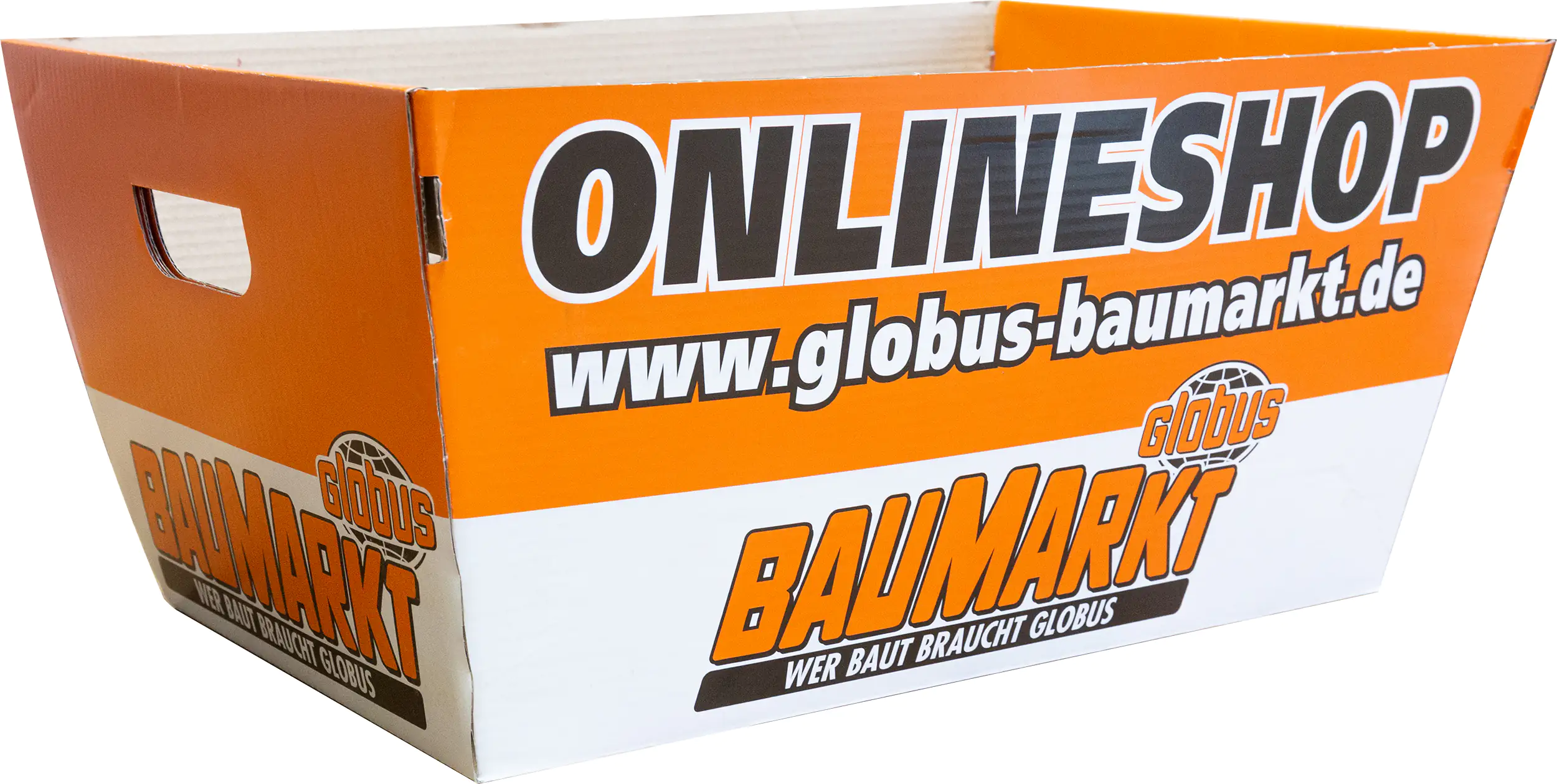 Globus Baumarkt Einkaufskorb 46 x 28 x 25 cm (L x B x H)