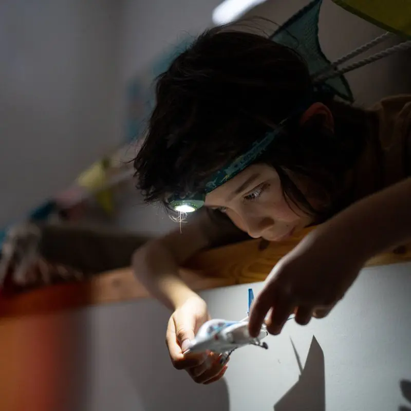 Ledlenser LED-Stirnlampe für Kinder Kidled4R Dino-Motiv grün