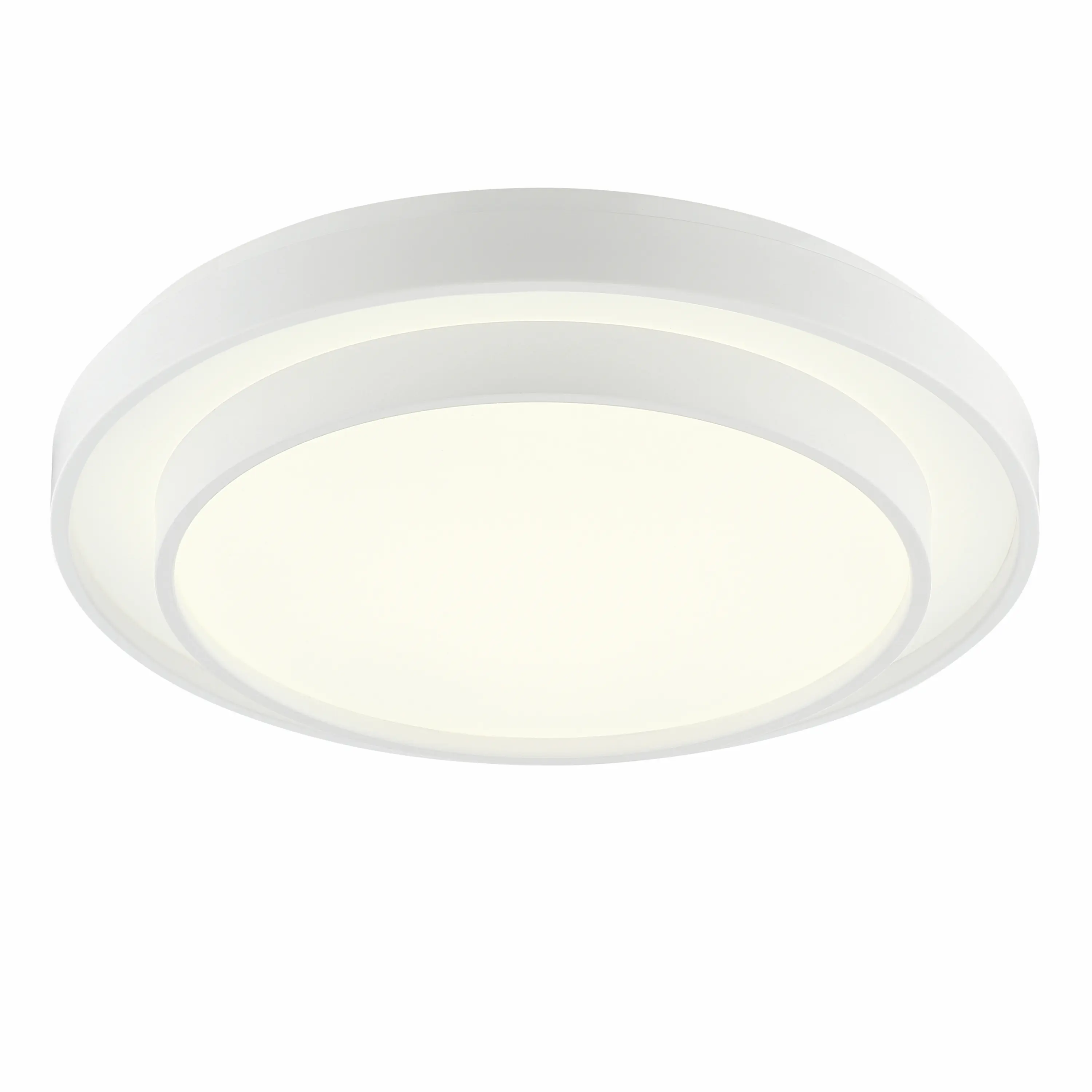 Brilliant LED Deckenleuchte Faruz Ø 37 x 8,5 cm warmweiß-kaltweiß weiß