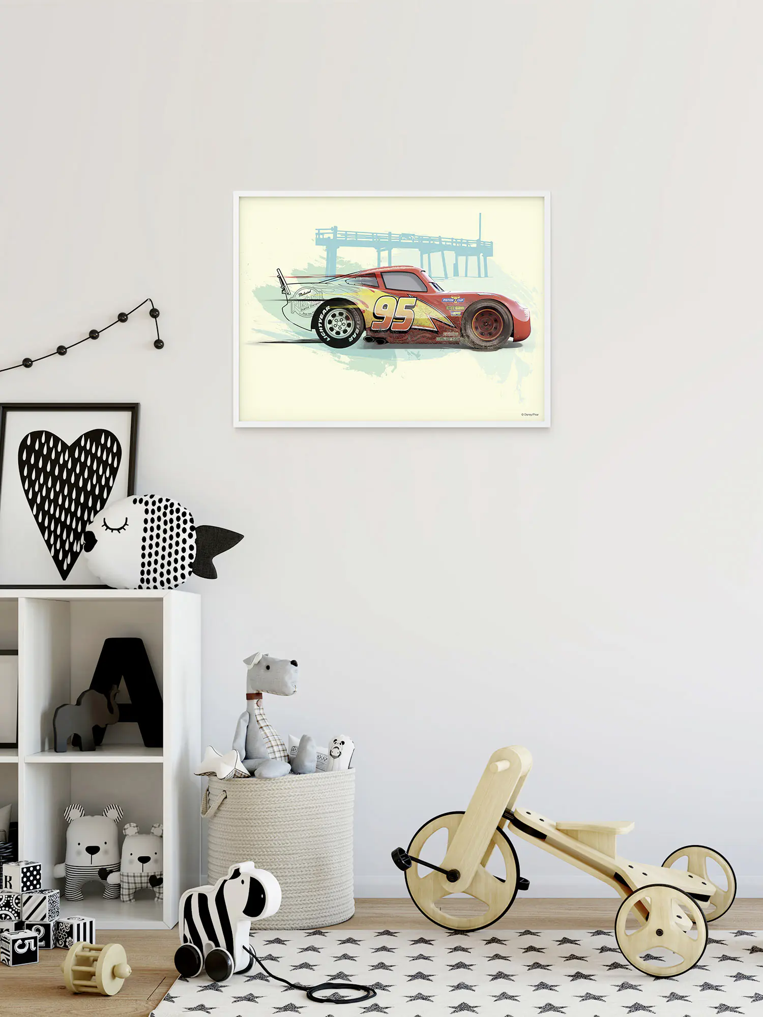 Komar Wandbild Cars Lightning McQu 40 x 30 cm