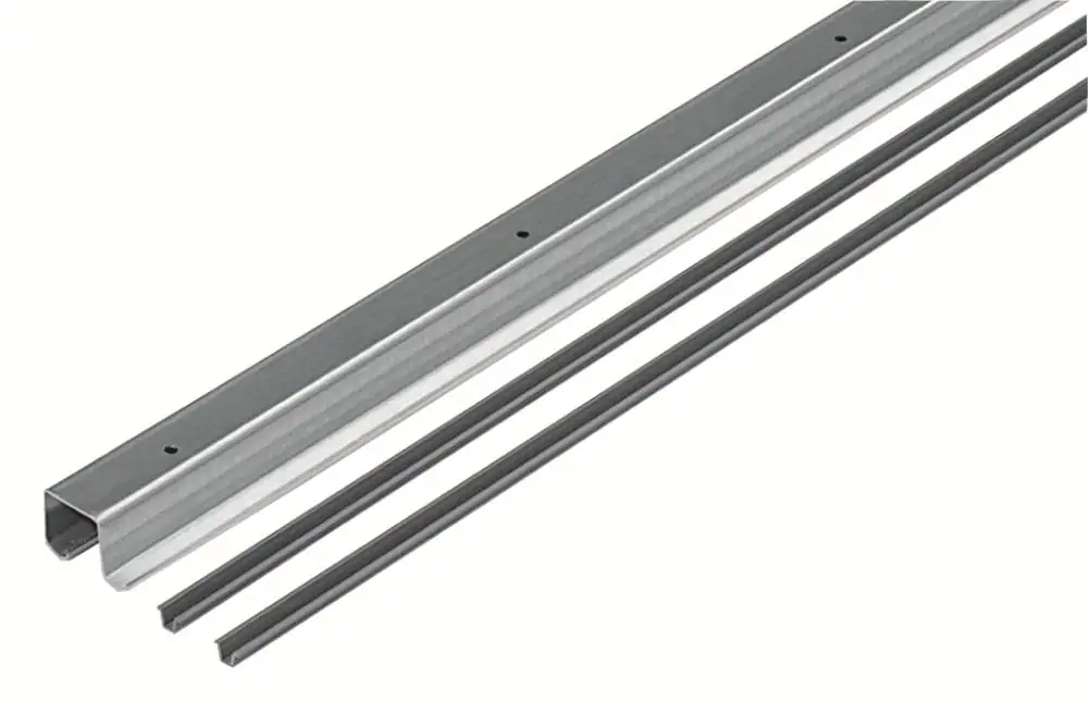 Hettich Doppellauf- und Führungsprofil 2000 mm Kunststoff/Stahl, 1 Stück Hettich Doppellauf- und Führungsprofil 2000 mm Kunststoff/Stahl, 1 Stück