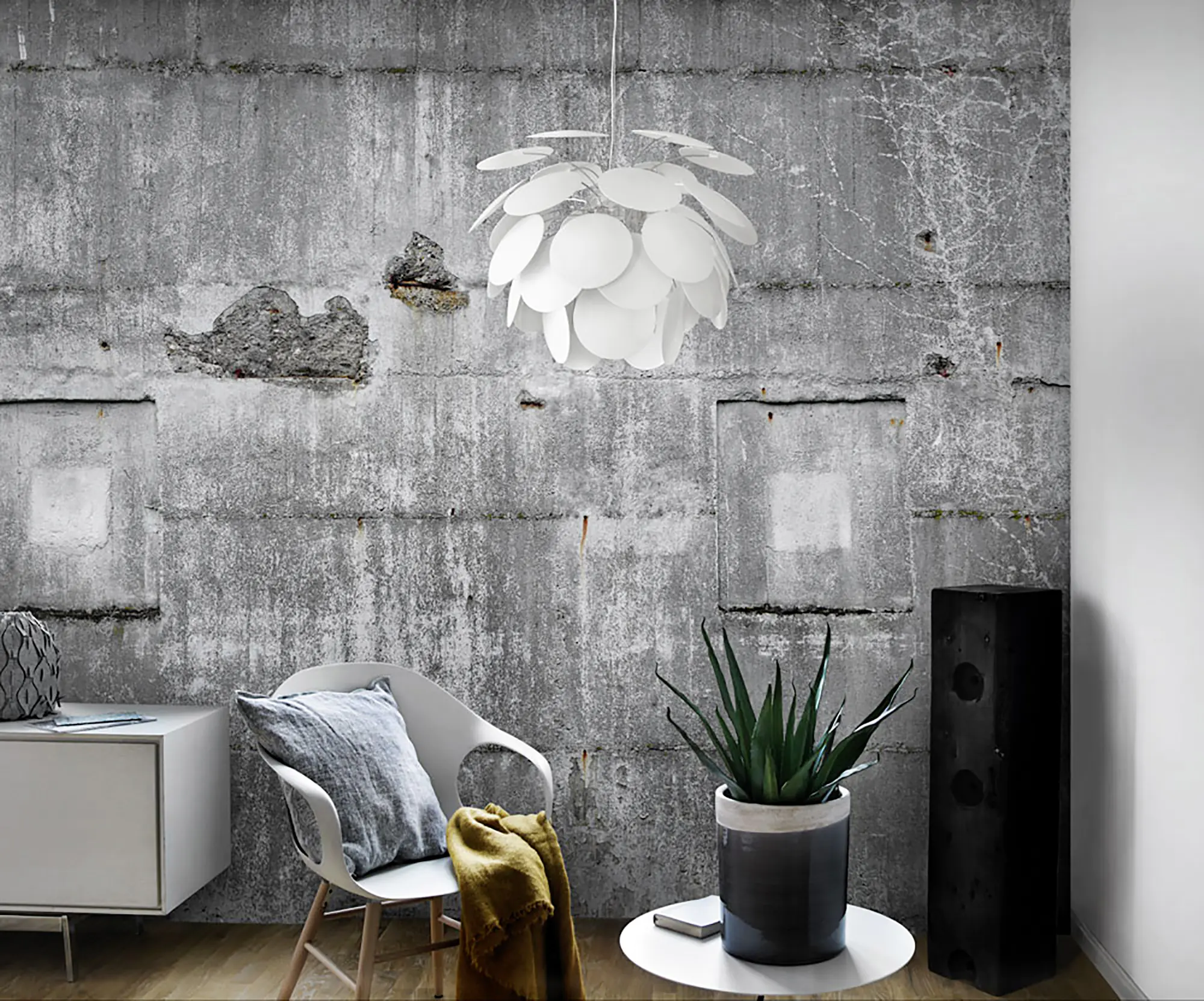 Rasch Vlies Fototapete 445503 Grau Muster & Motive 3 m x 5,58 m