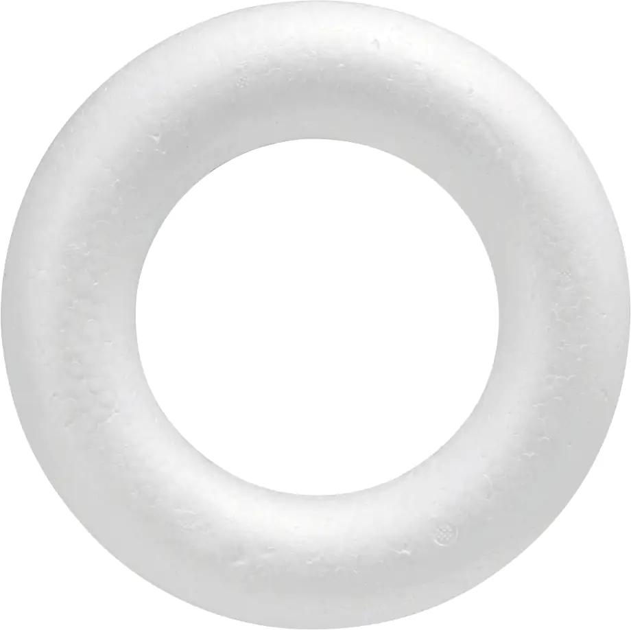 Glorex Styroporhalbring Ø 22 cm