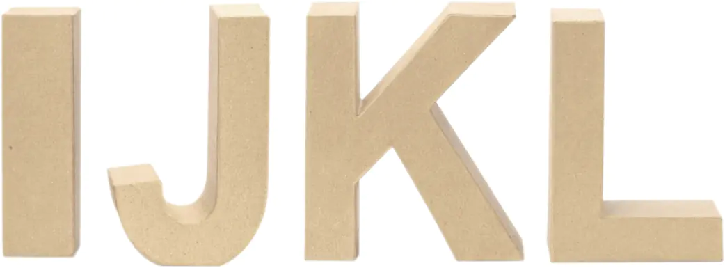 Glorex Papp-Buchstabe I 17,5 x 5,5 cm