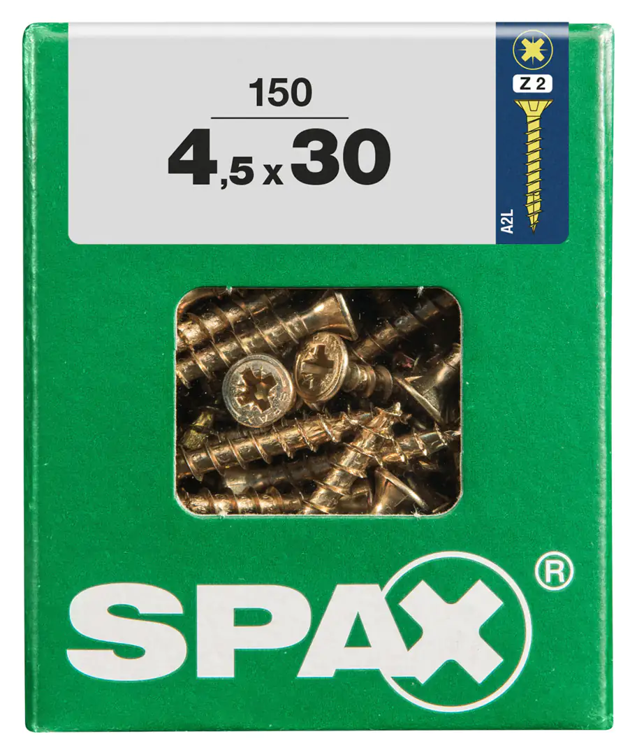 Spax Universalschrauben 4.5 x 30 mm PZ 2 - 150 Stk.