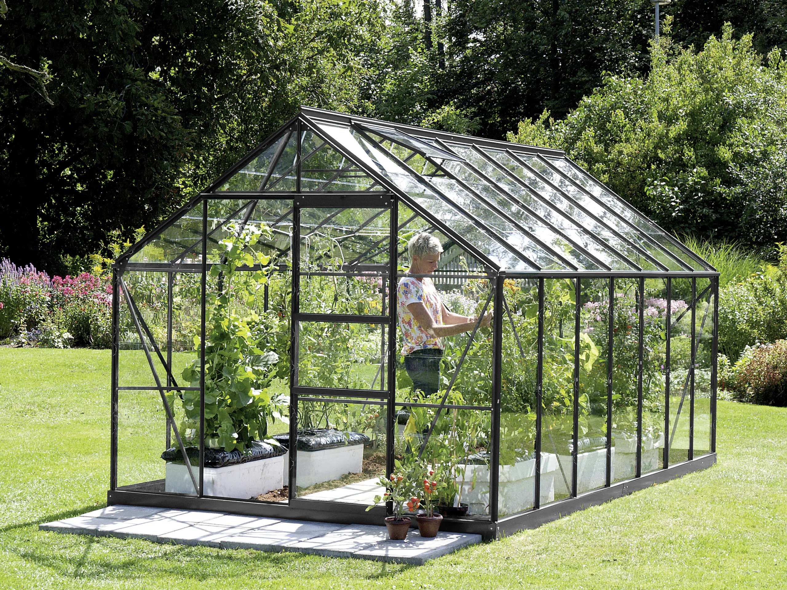 Vitavia Gewächshaus Merkur 11500 254 x 441 cm 3 mm Sicherheitsglas