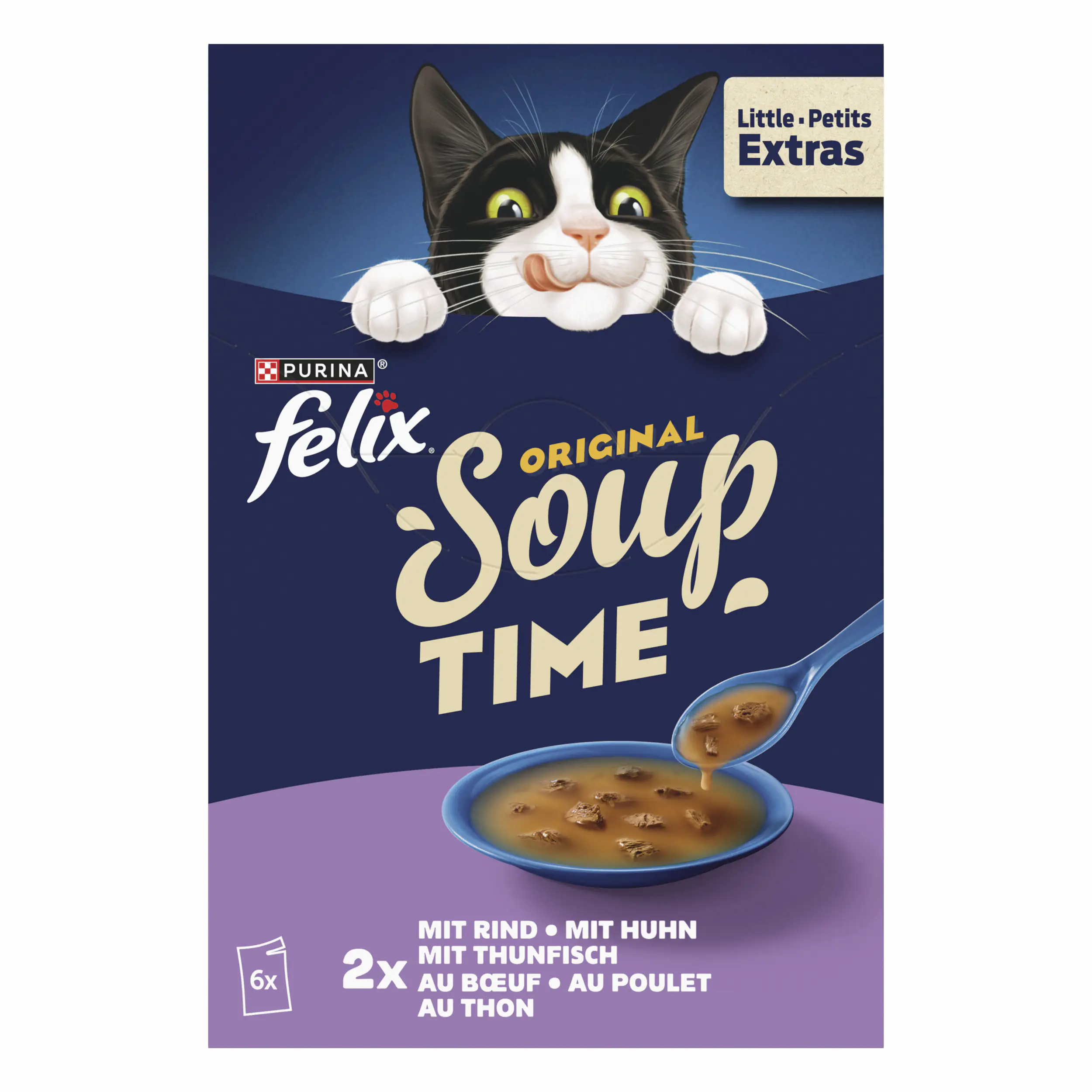 Felix Soup Gemischte Vielfalt Mix 6 x 48 g