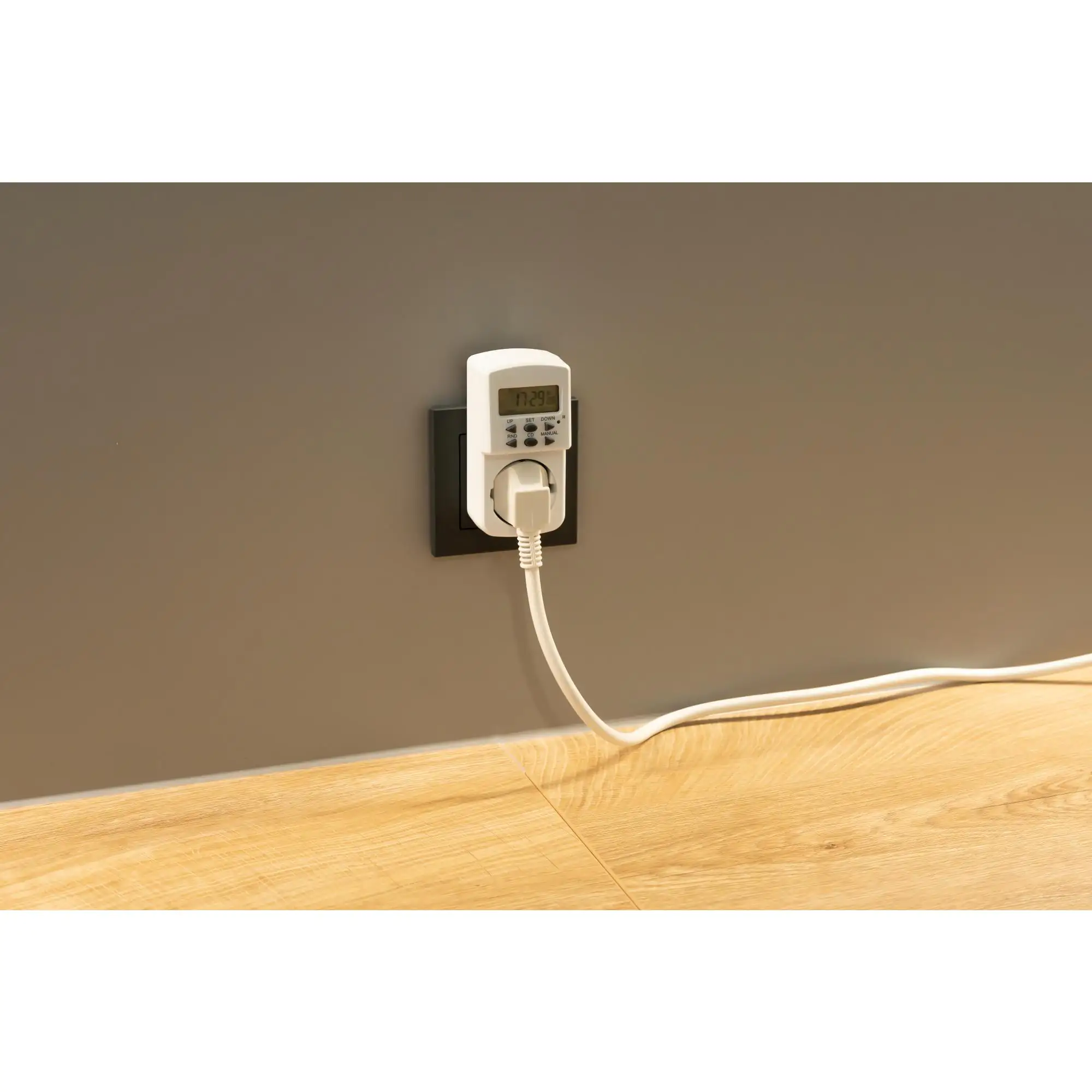 Wochenzeitschaltuhr digital, mini, für innen, weiß Wochenzeitschaltuhr digital, mini, für innen, weiß