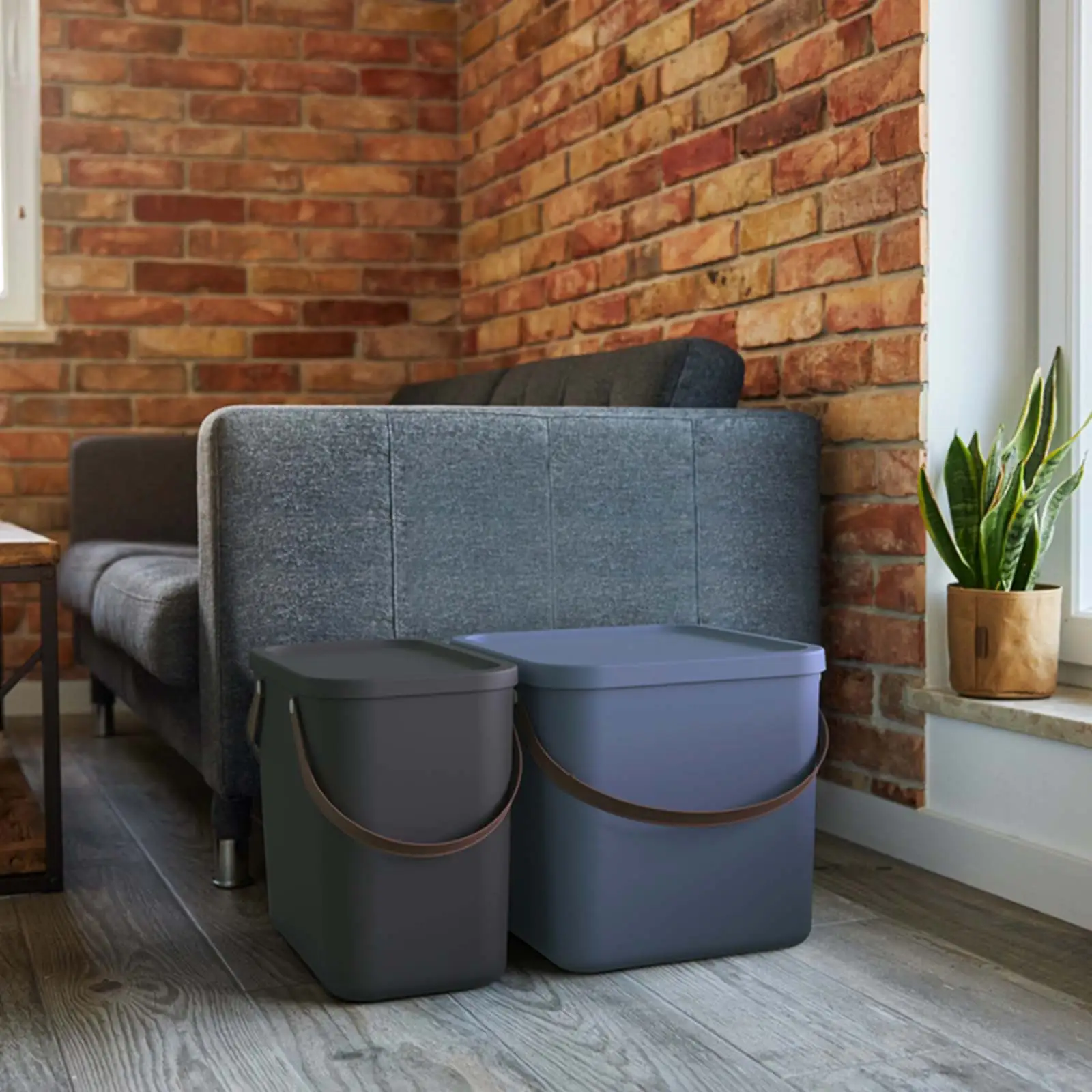 Rotho Aufbewahrungssystem Albula 25 L horizon blue