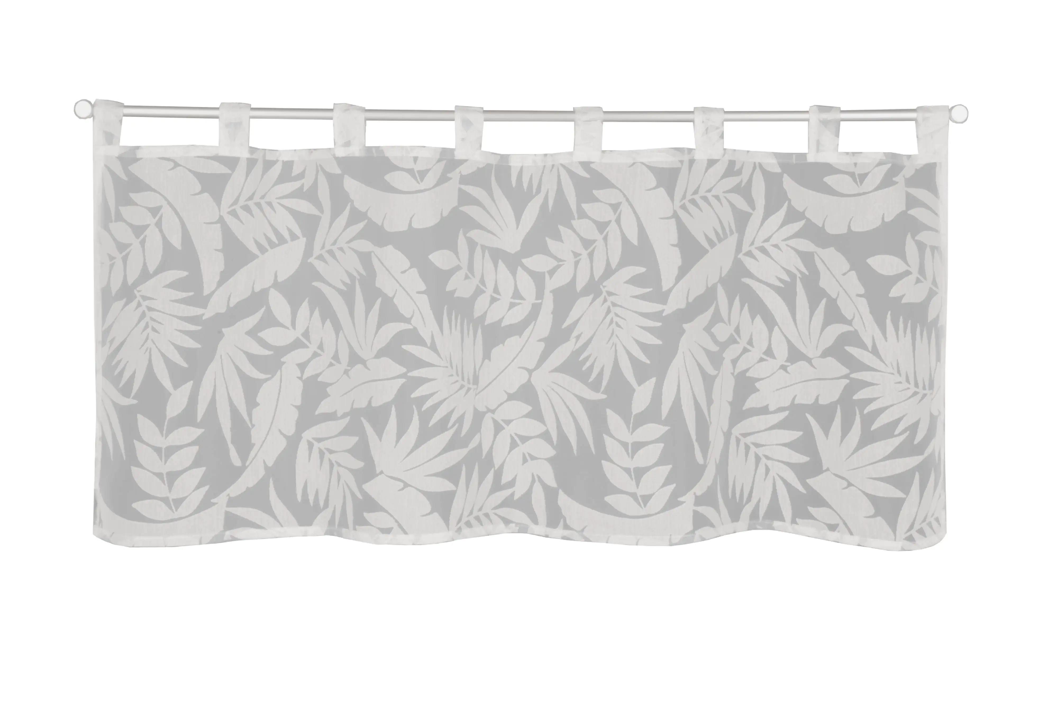 Neusser Collection Schlaufenpanneau Calista weiß, 45 x 120 cm