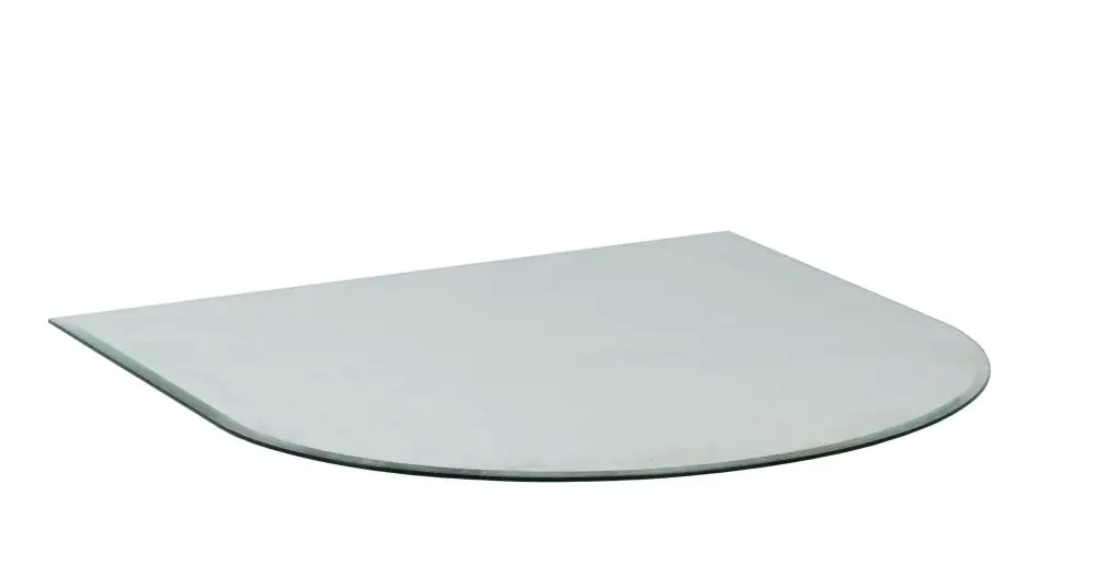 FireFix Bodenplatte Glas 100 x 110 cm Rundbogen Funkenschutzplatte FireFix Bodenplatte Glas 100 x 110 cm Rundbogen Funkenschutzplatte
