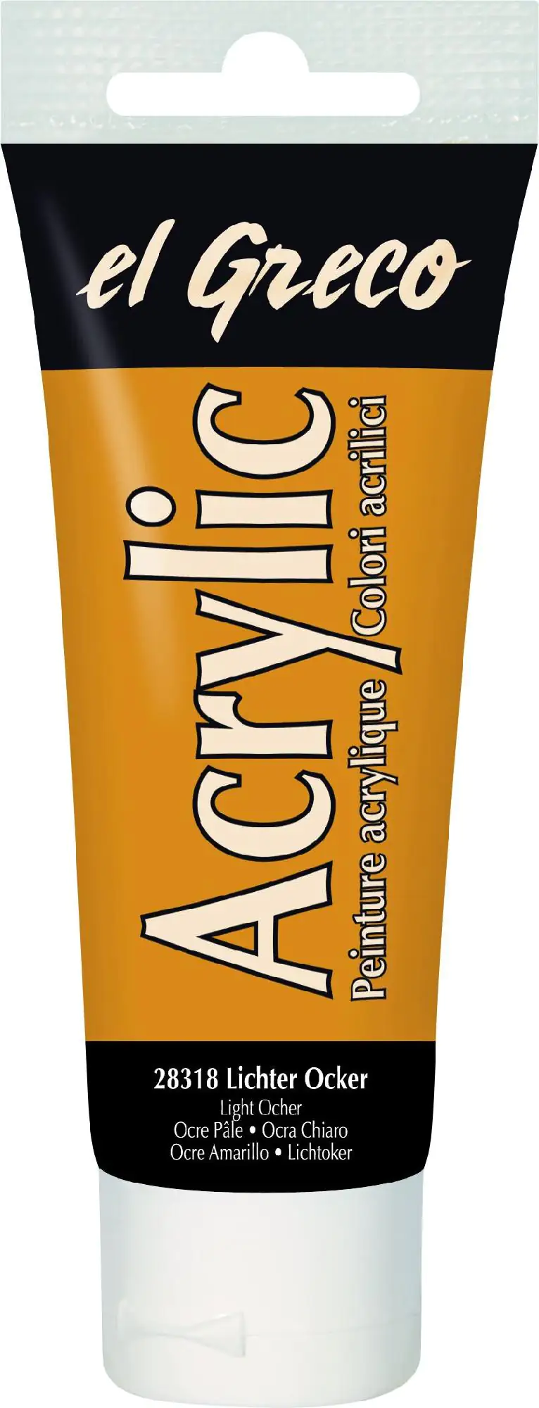 Kreul el Greco Acrylic Tube lichter Ocker 75 ml