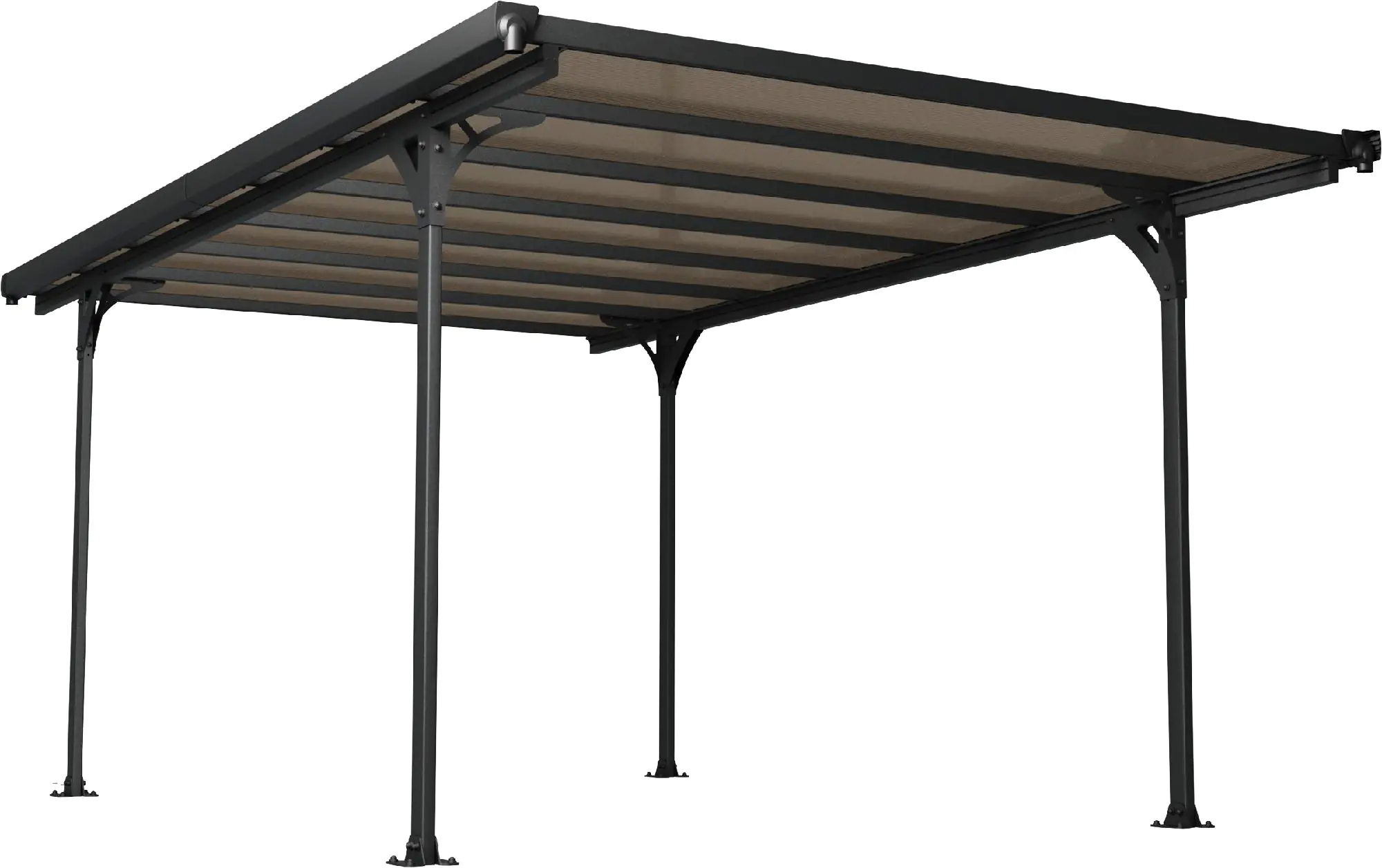 Canopia Carport MODENA 5000 ca. 504 x 300 cm, Aluminium schwarz Canopia Carport MODENA 5000 ca. 504 x 300 cm, Aluminium schwarz