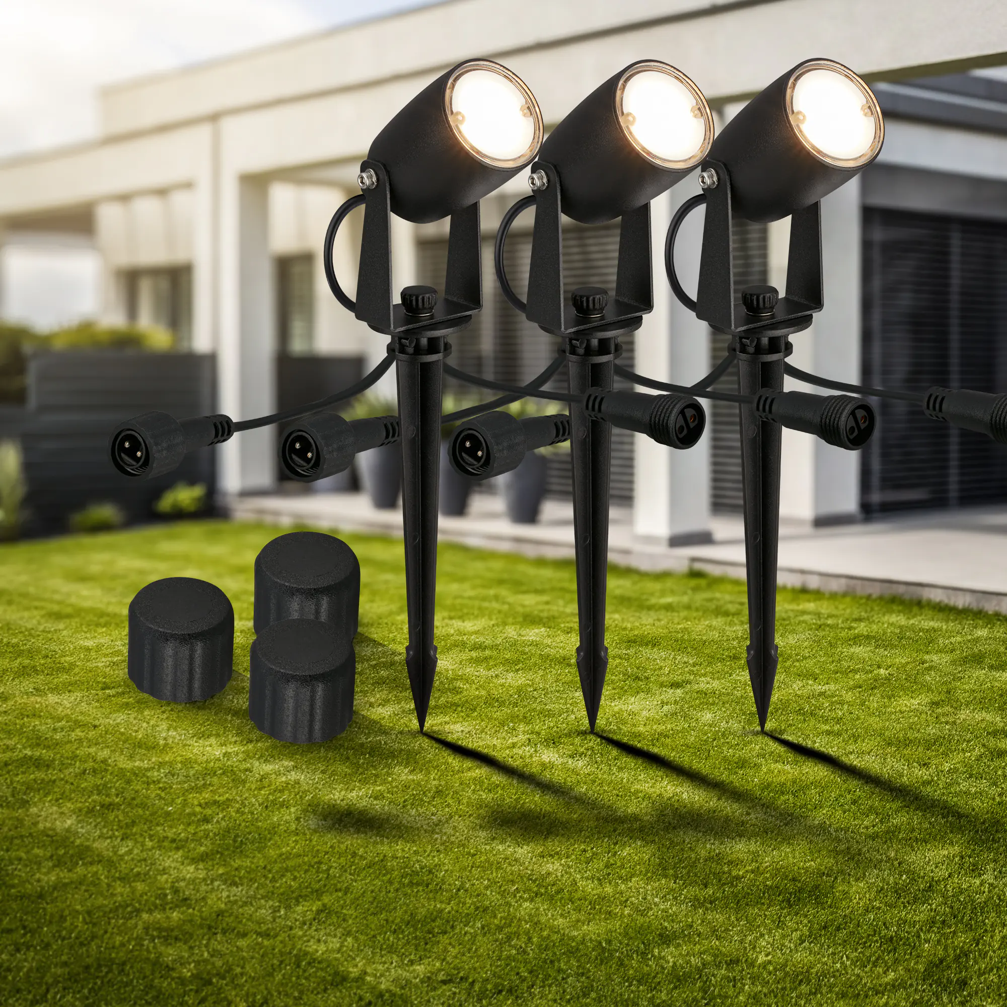 Briloner LED Wegeleuchte Iris Connect to Shine 3er Erweiterungsset 3x2W warmweiß Briloner LED Wegeleuchte Iris Connect to Shine 3er Erweiterungsset 3x2W warmweiß