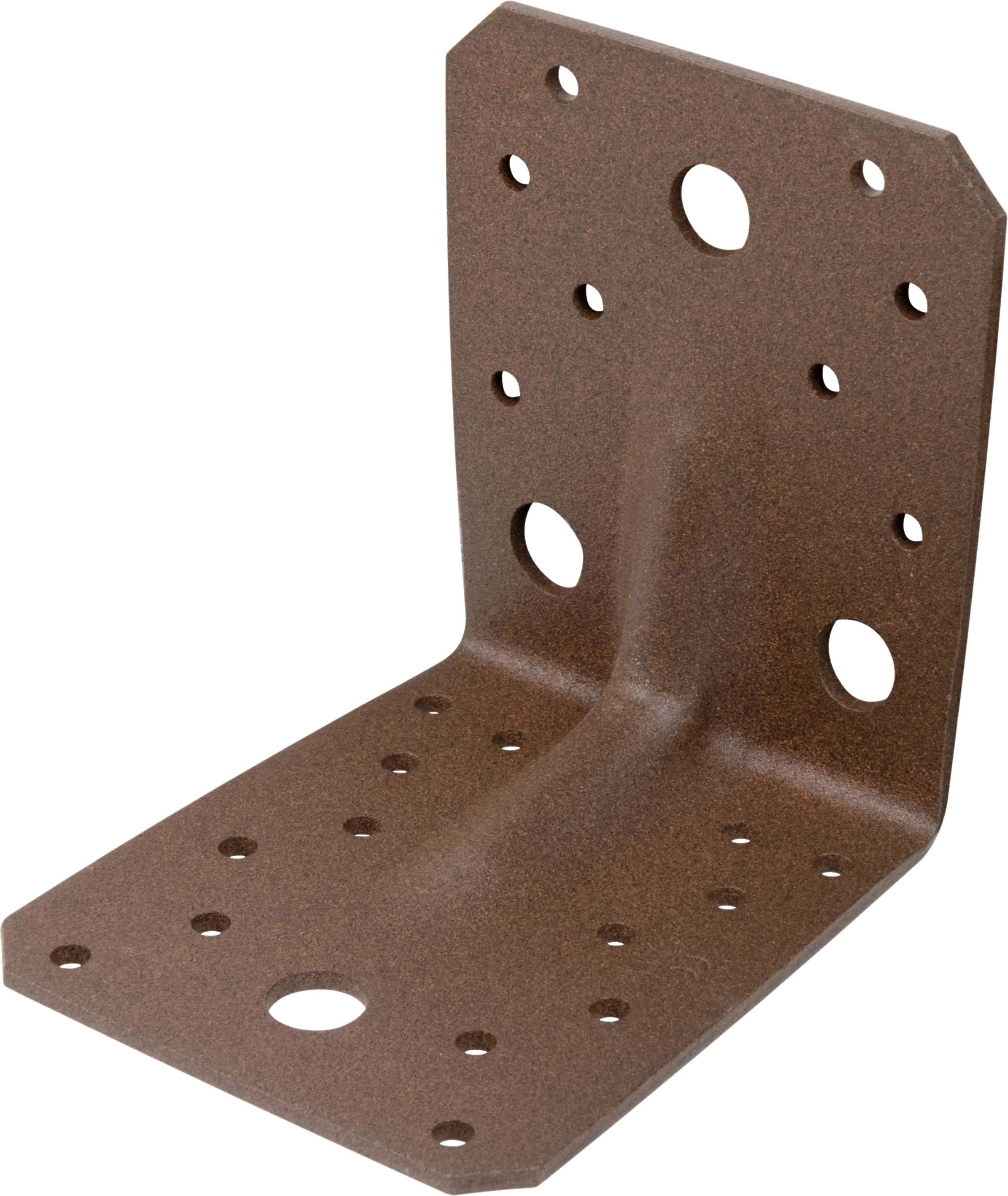 Alberts Duravis Schwerlast-Winkelverbinder mit Sicke rostbraun 105 x 90 mm