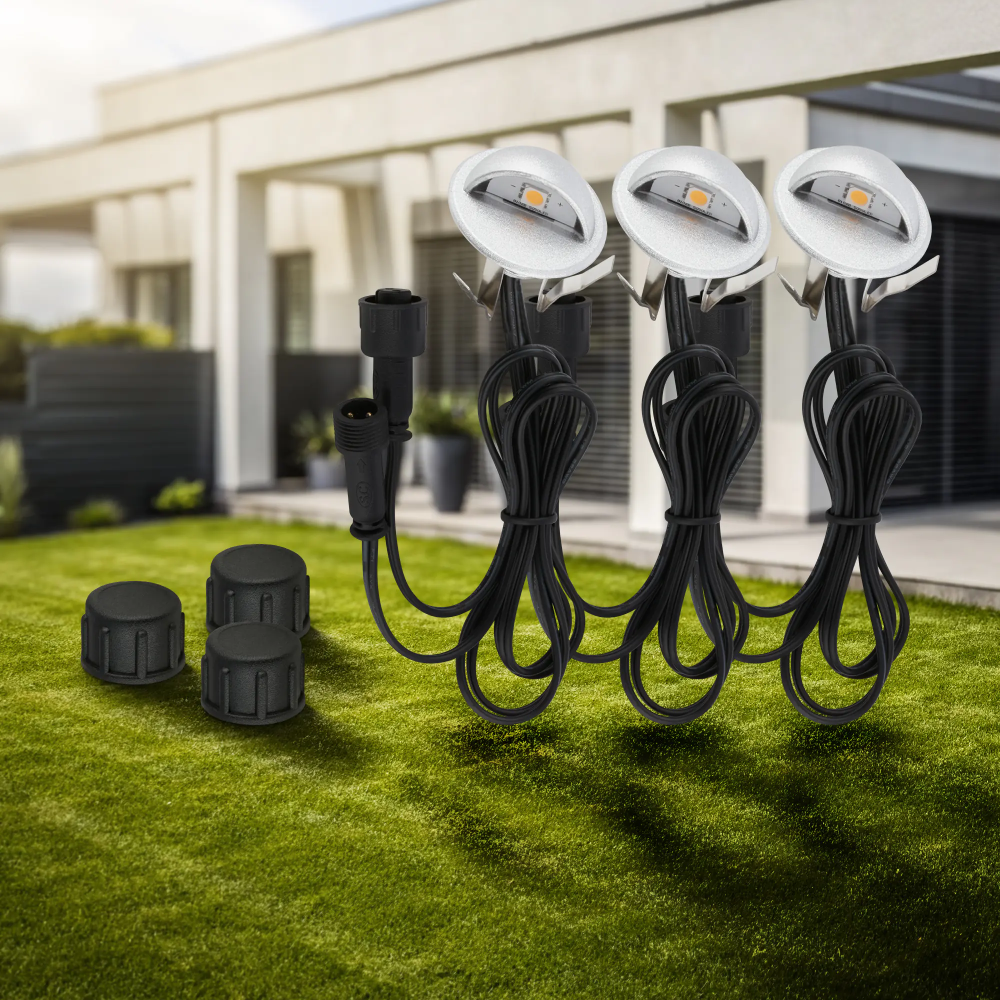 Briloner LED Außen-Bodenstrahler Teak Connect to Shine 3er Ergänzungsset 10 W warmweiß Briloner LED Außen-Bodenstrahler Teak Connect to Shine 3er Ergänzungsset 10 W warmweiß