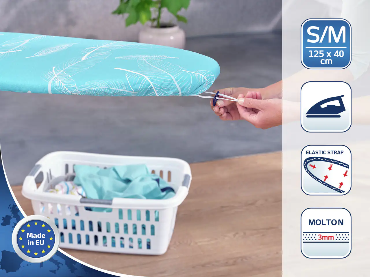 Leifheit Bügelbrettbezug Thermo Reflect S/M