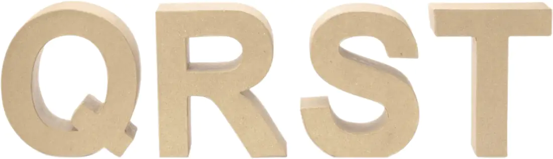 Glorex Papp-Buchstabe Q 17,5 x 5,5 cm