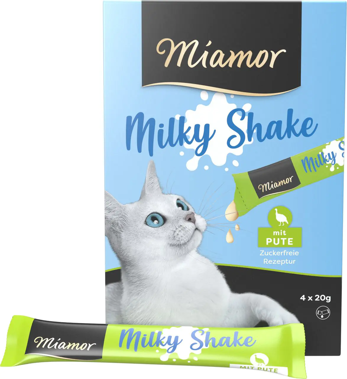 Miamor Katzensanck Milky Shake Pute 4 x 20 g