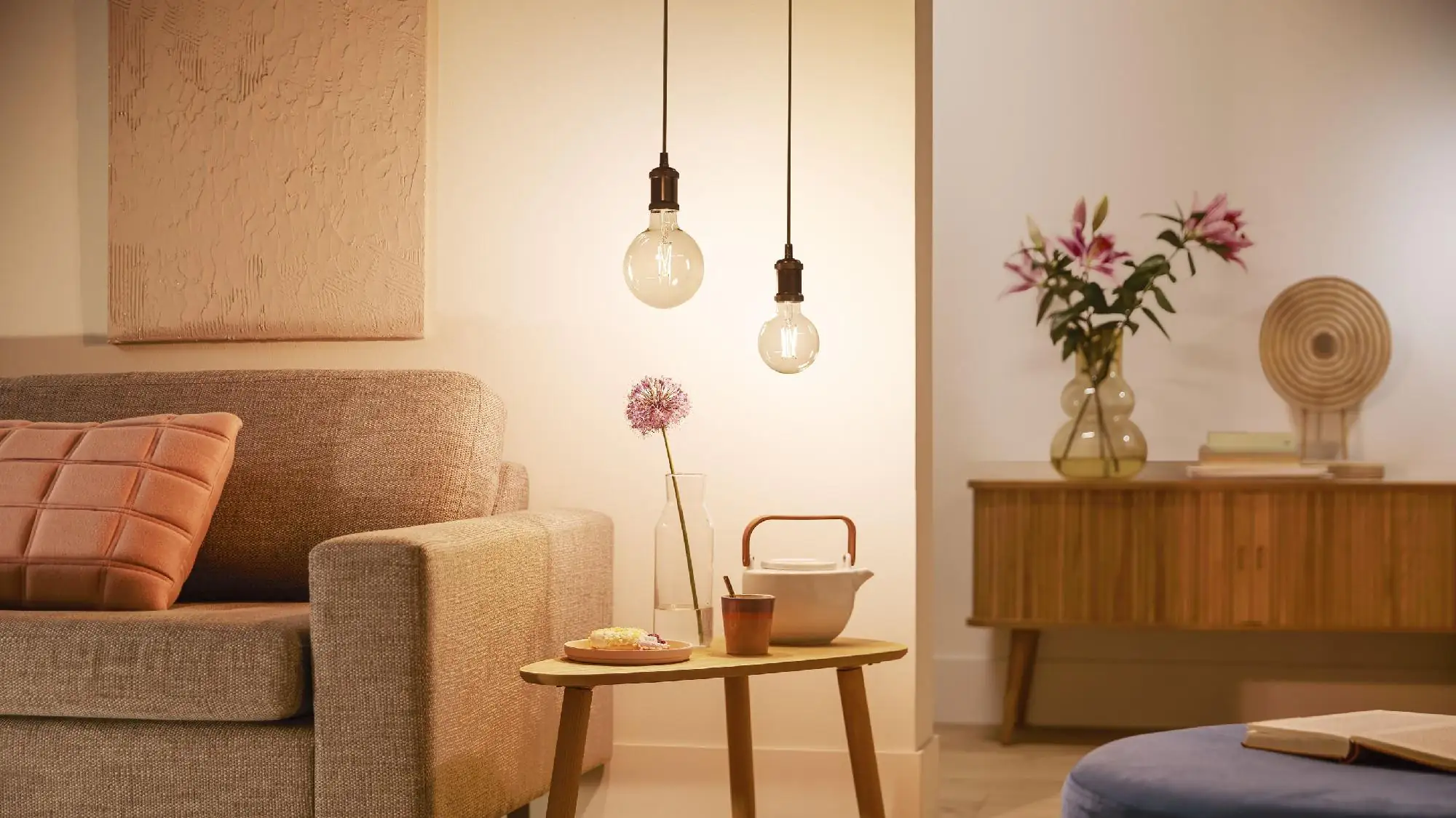 Philips Smart LED Leuchtmittel Tunable White Amber G95 E27 Globeform 7 W Philips Smart LED Leuchtmittel Tunable White Amber G95 E27 Globeform 7 W