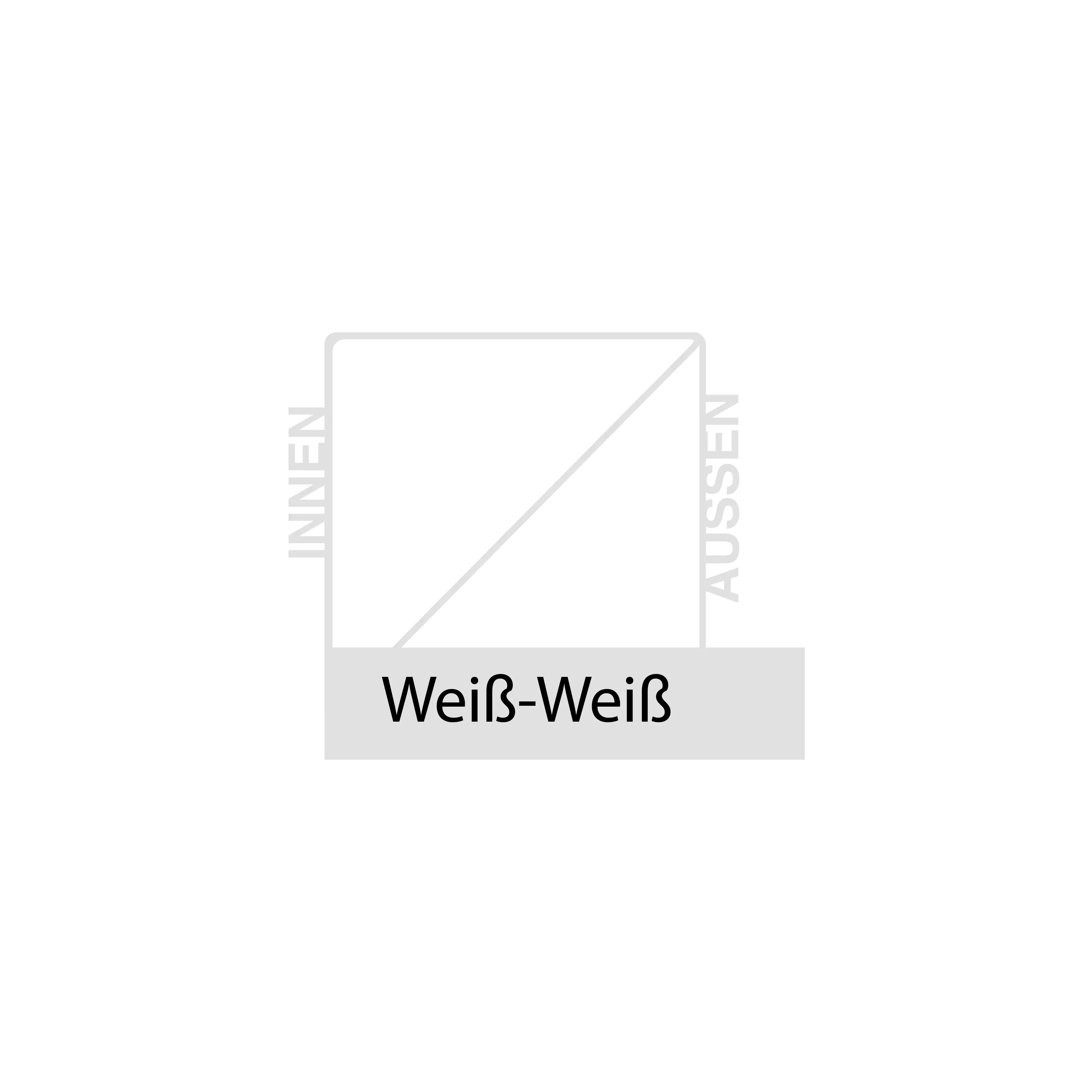 Meeth Kunststofffenster 155 x 160 cm 2-flg. Dreh-Kipp/Dreh-Kipp weiß