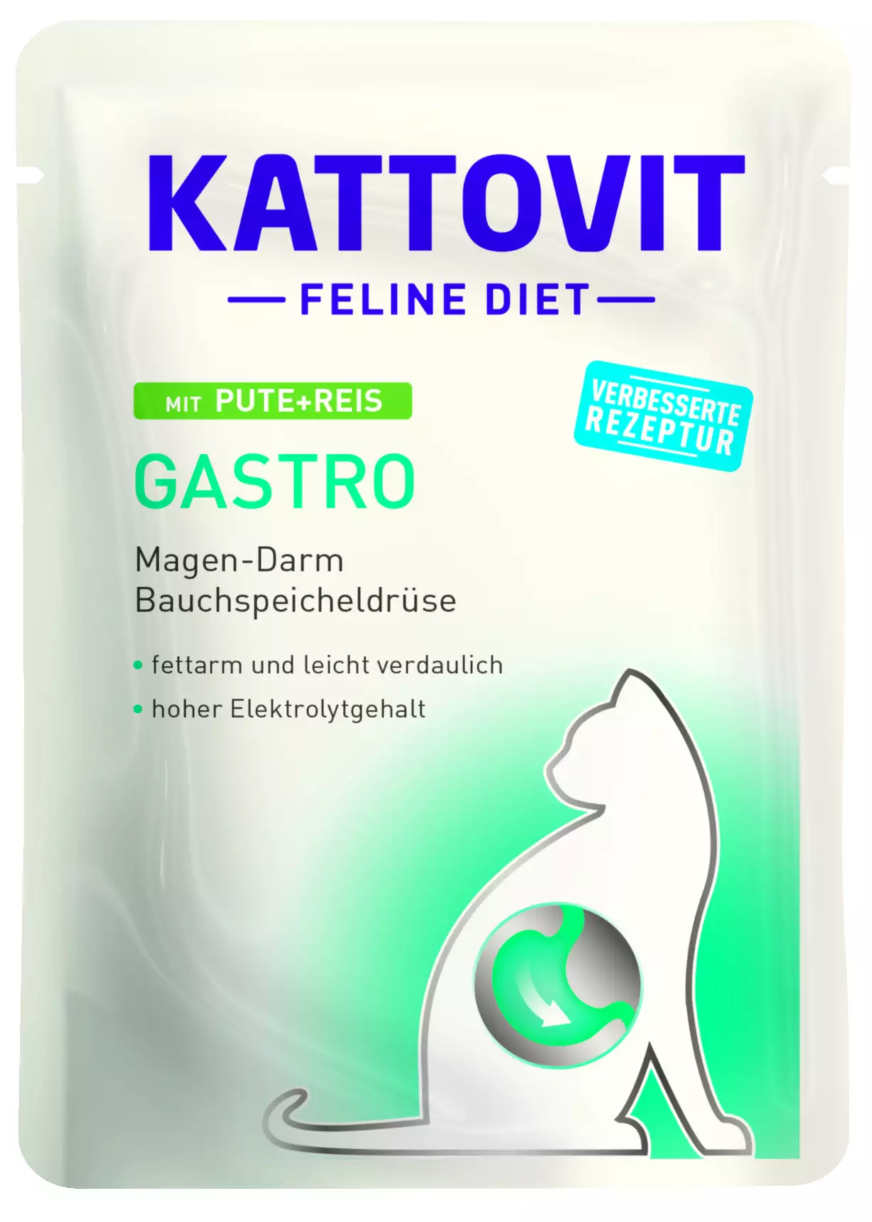 Kattovit Gastro mit Pute & Reis Katzenfutter 85 g