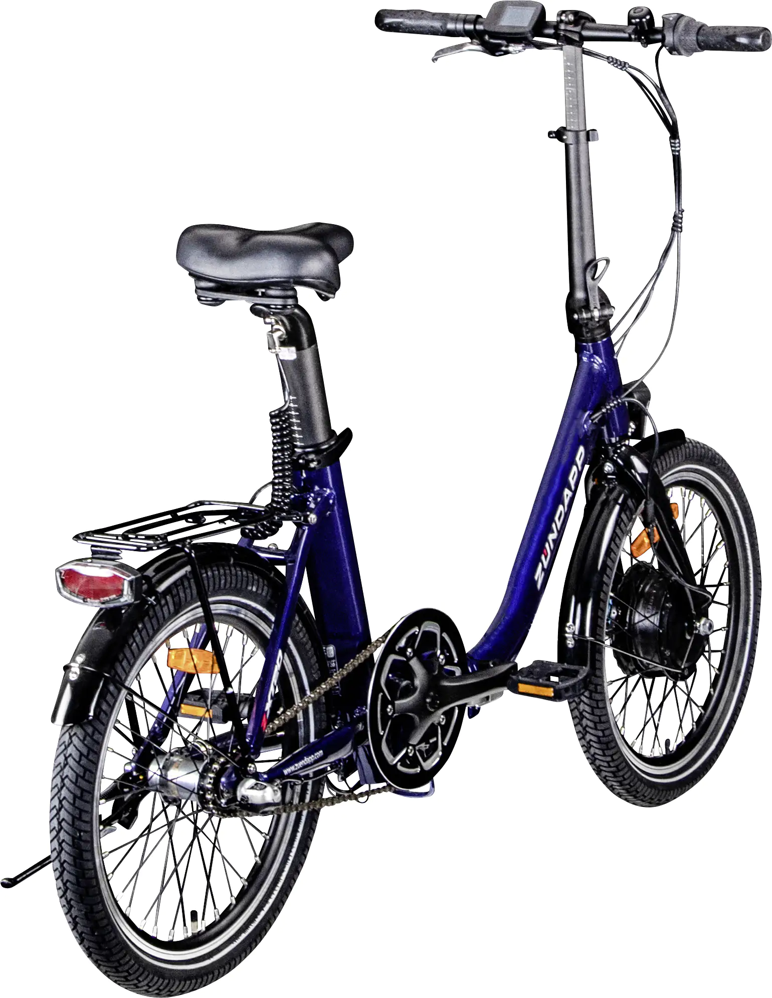 Zündapp E-Bike Faltrad ZT20 20 Zoll RH 36cm 3-Gang 280 Wh blau