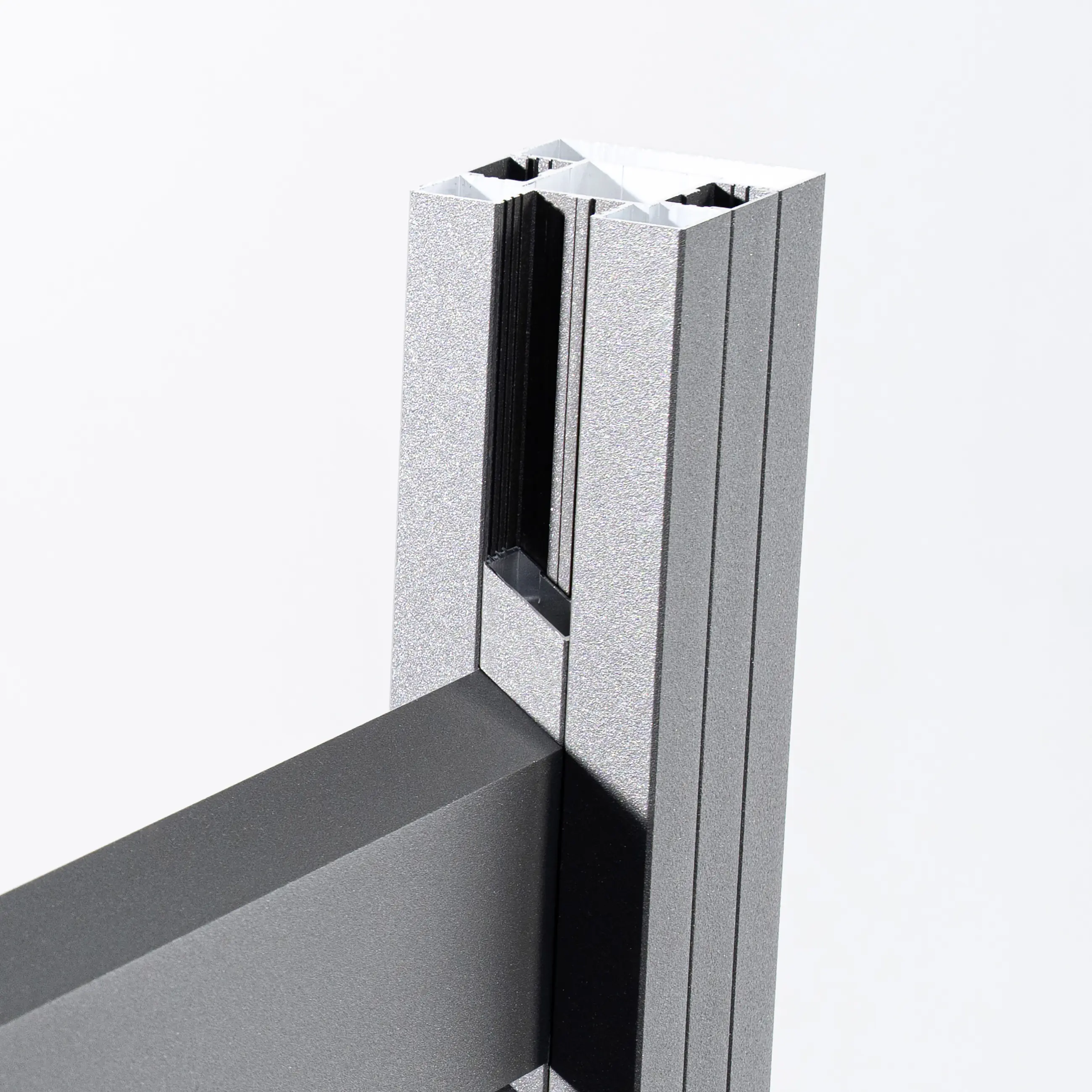 Ambiente Alu-Zaun Erweiterungsset Rhombus MAXI 187 x 244,2 cm grau