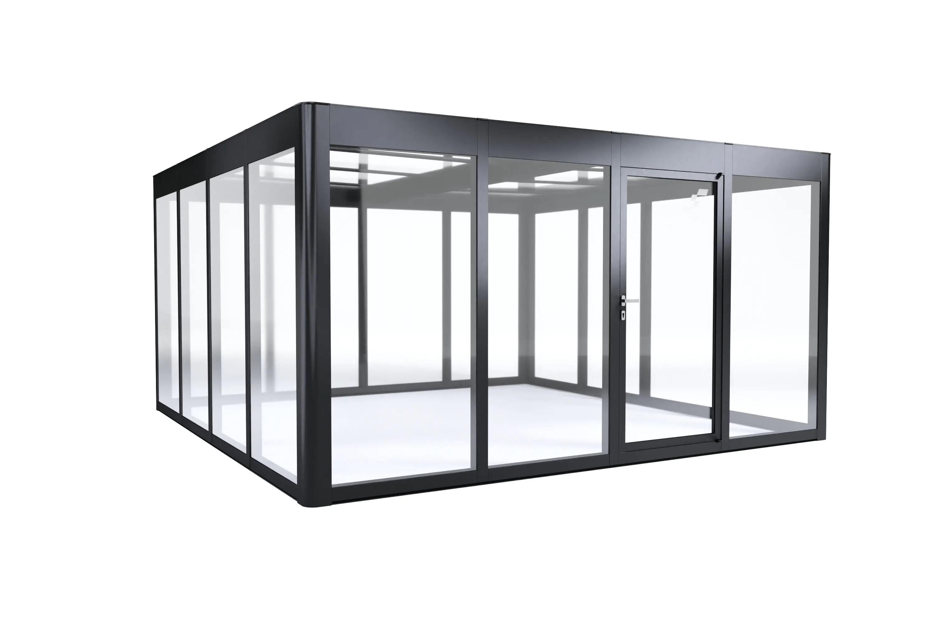 SunElements SunGarden Gartenhaus Infinity 4.4 443 x 443 cm anthrazit-metallic