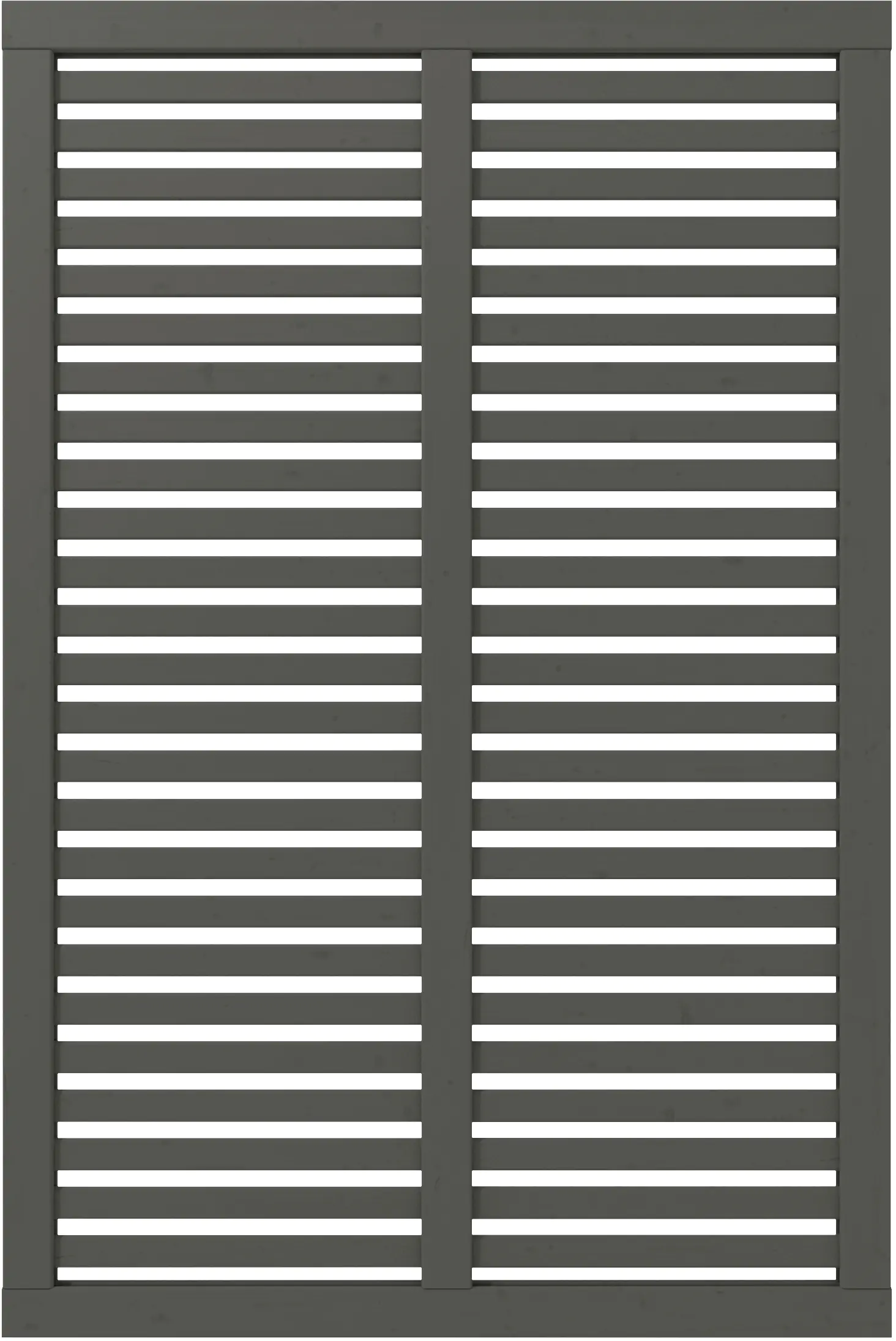 Plus Zaun Harmoni 120 x 180 cm umbragrau fungizidbehandelt