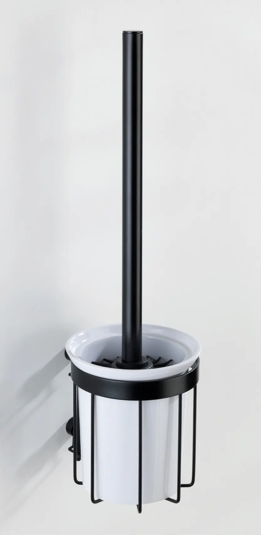 Wenko Wand WC-Garnitur Classic Plus schwarz Stahl