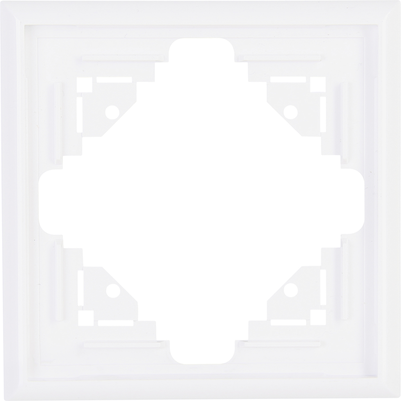 Kopp Abdeckrahmen 1-fach Malta, arktisweiß, 309113063