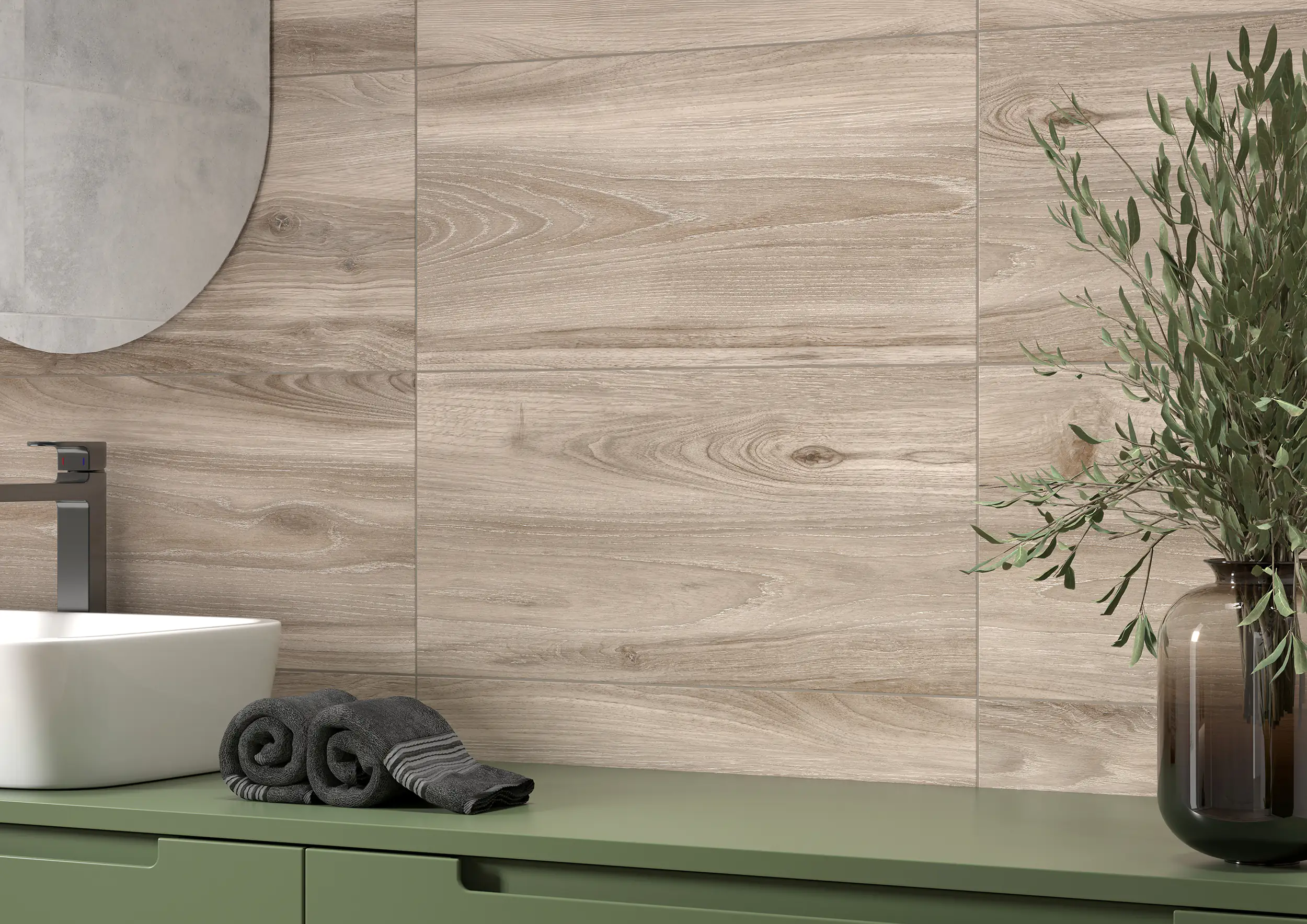 Bodenfliese Feinsteinzeug Alabama 30 x 60 cm grau