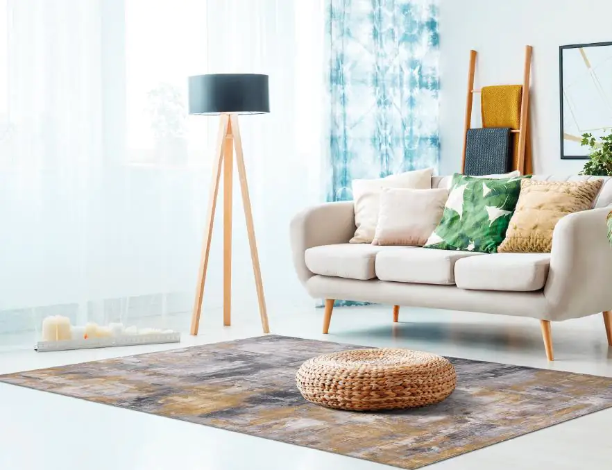 LUXOR Living Teppich Prima grau-gelb, 120 x 170 cm