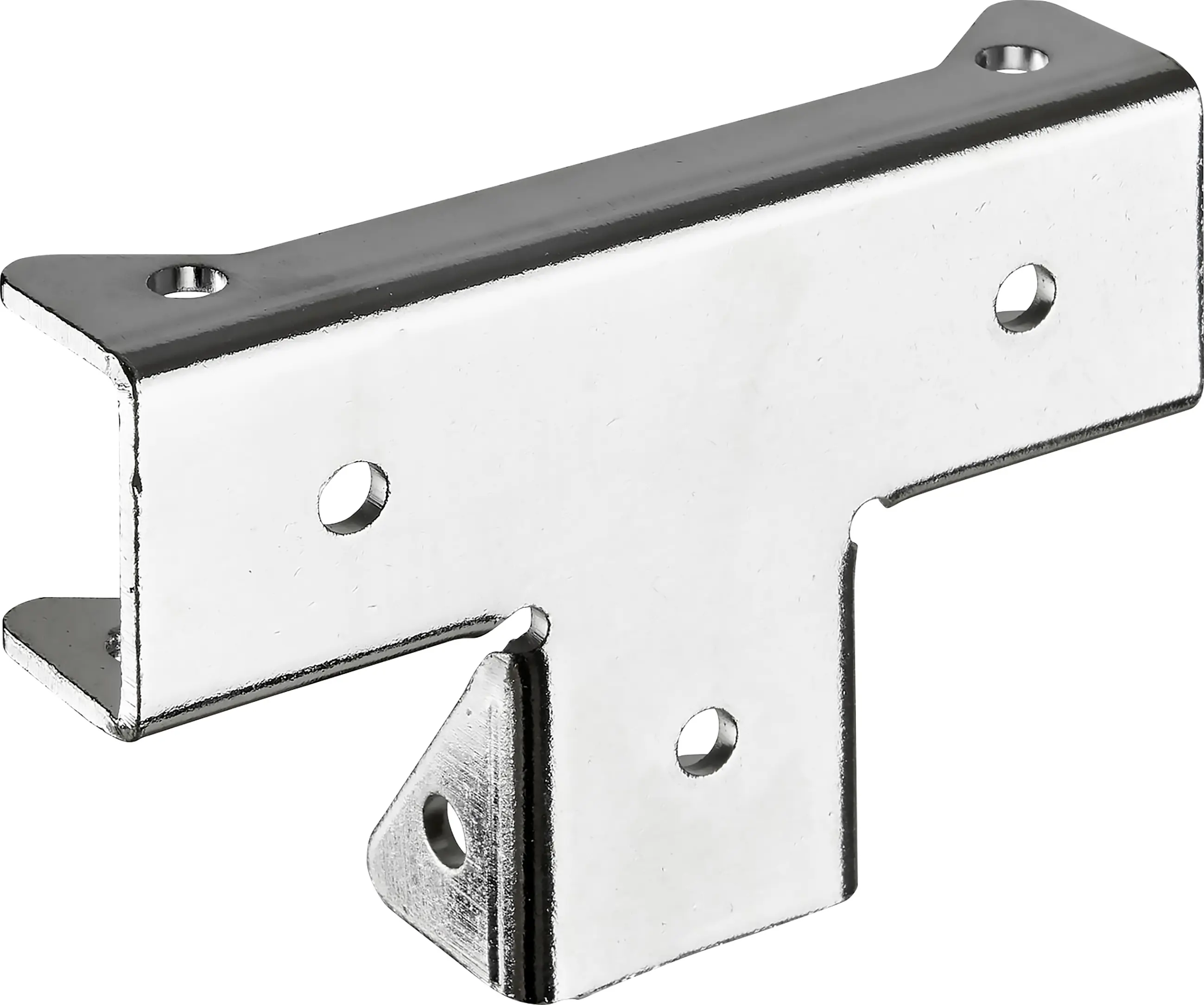 Hettich Winkelverbinder T Stahl 44 x 68 x 15 mm vernickelt 