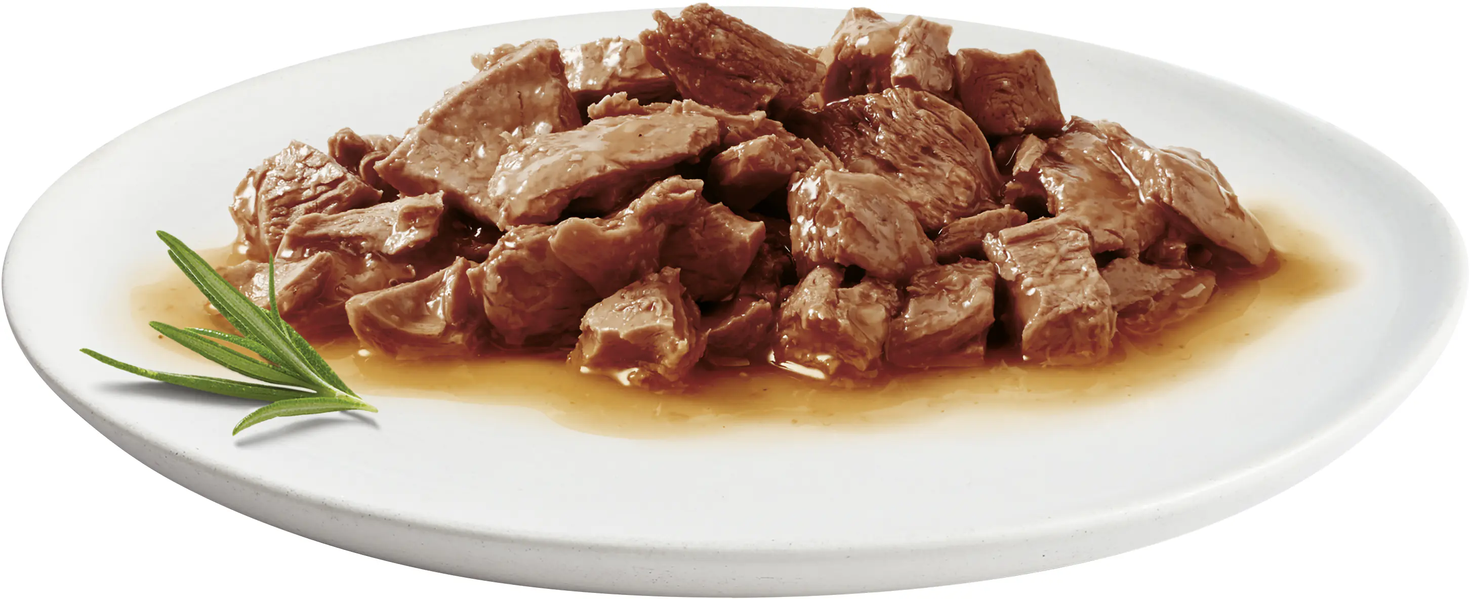 Gourmet Perle Erlesene Streifen mit Rind Kaninchen Lachs Huhn 4x 85g