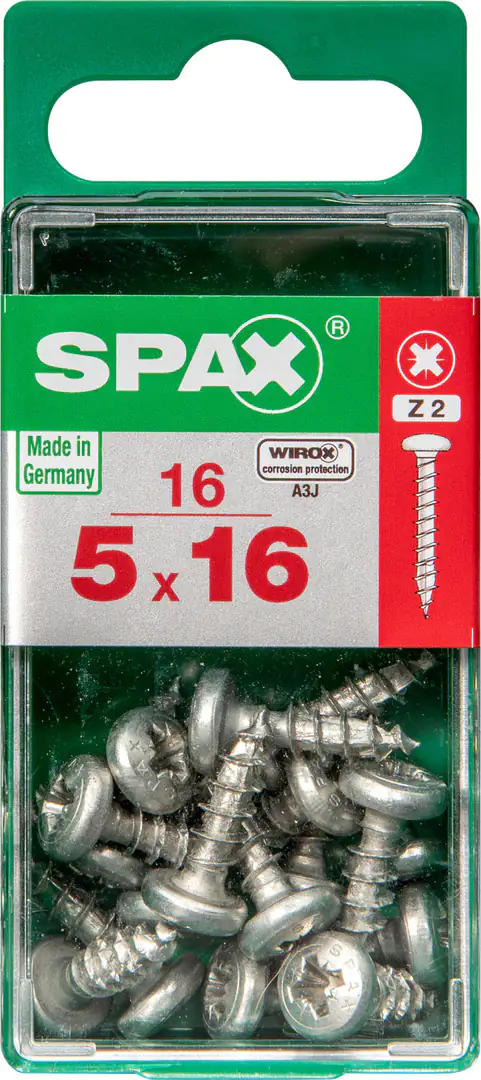 Spax Universalschrauben 5.0 x 16 mm TX 20 - 16 Stk.