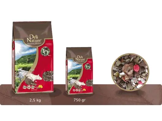 Deli Nature 5* Menu Alleinfutter für Ratten mit Früchte 2,5 kg