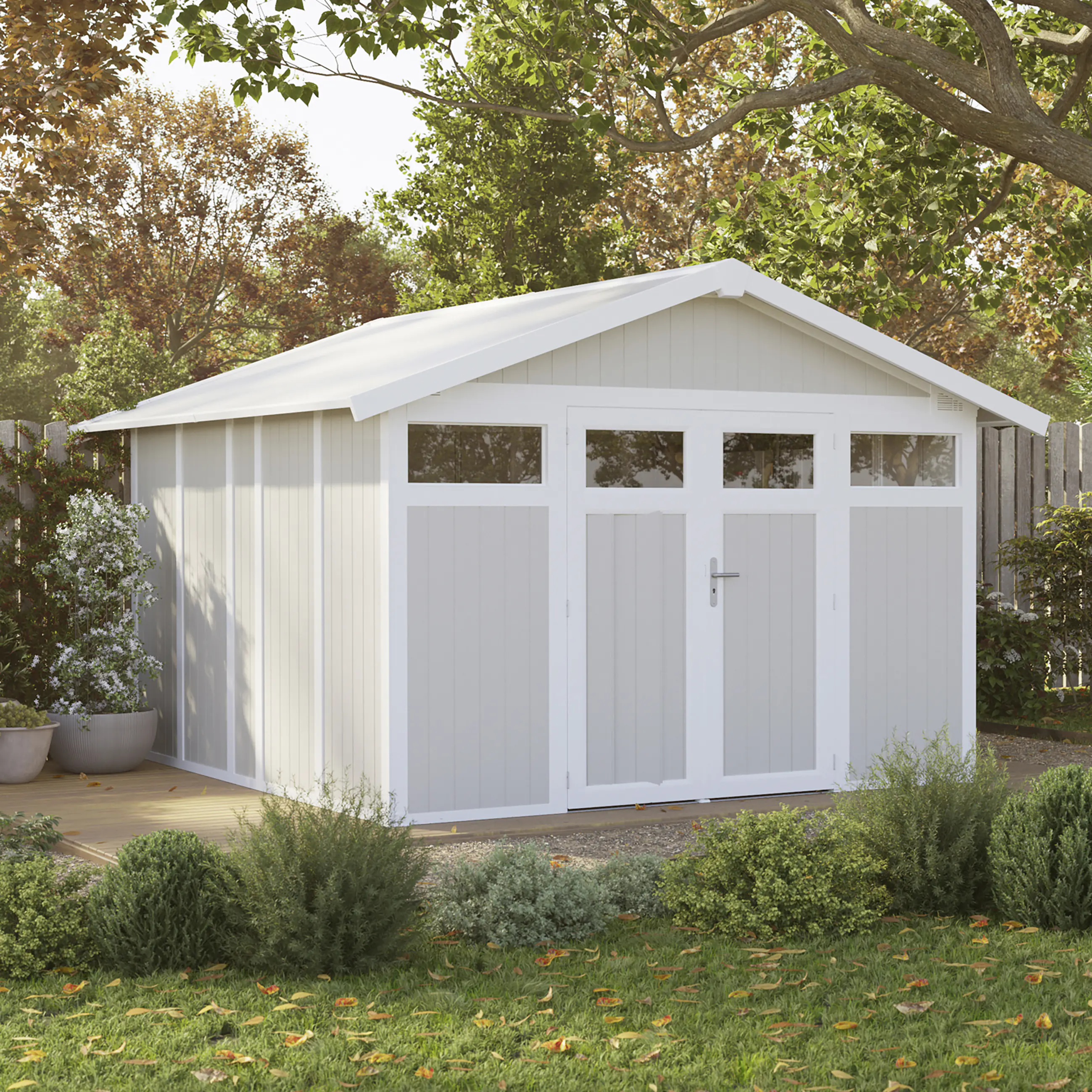 Grosfillex Gartenhaus Utility V 11 370 x 407 cm (inkl. Dachüberstand) Grosfillex Gartenhaus Utility V 11 370 x 407 cm (inkl. Dachüberstand)