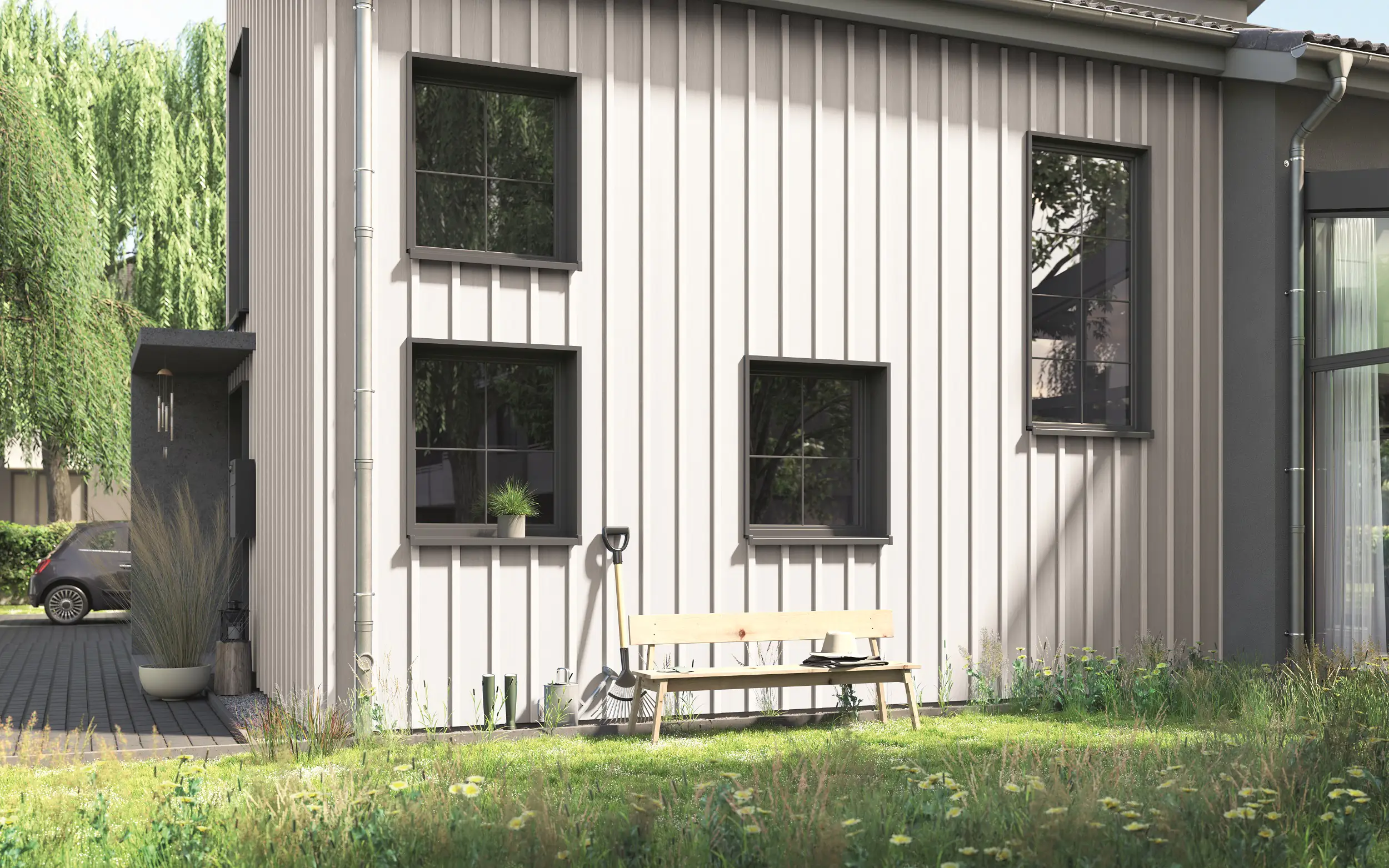 Alpina Wetterschutzfarbe deckend 0,75 L weiß Alpina Wetterschutzfarbe deckend 0,75 L weiß