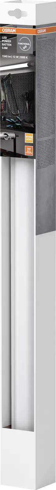 Osram LED Lichtleiste Power Batten weiß 60 cm 12 W warmweiß