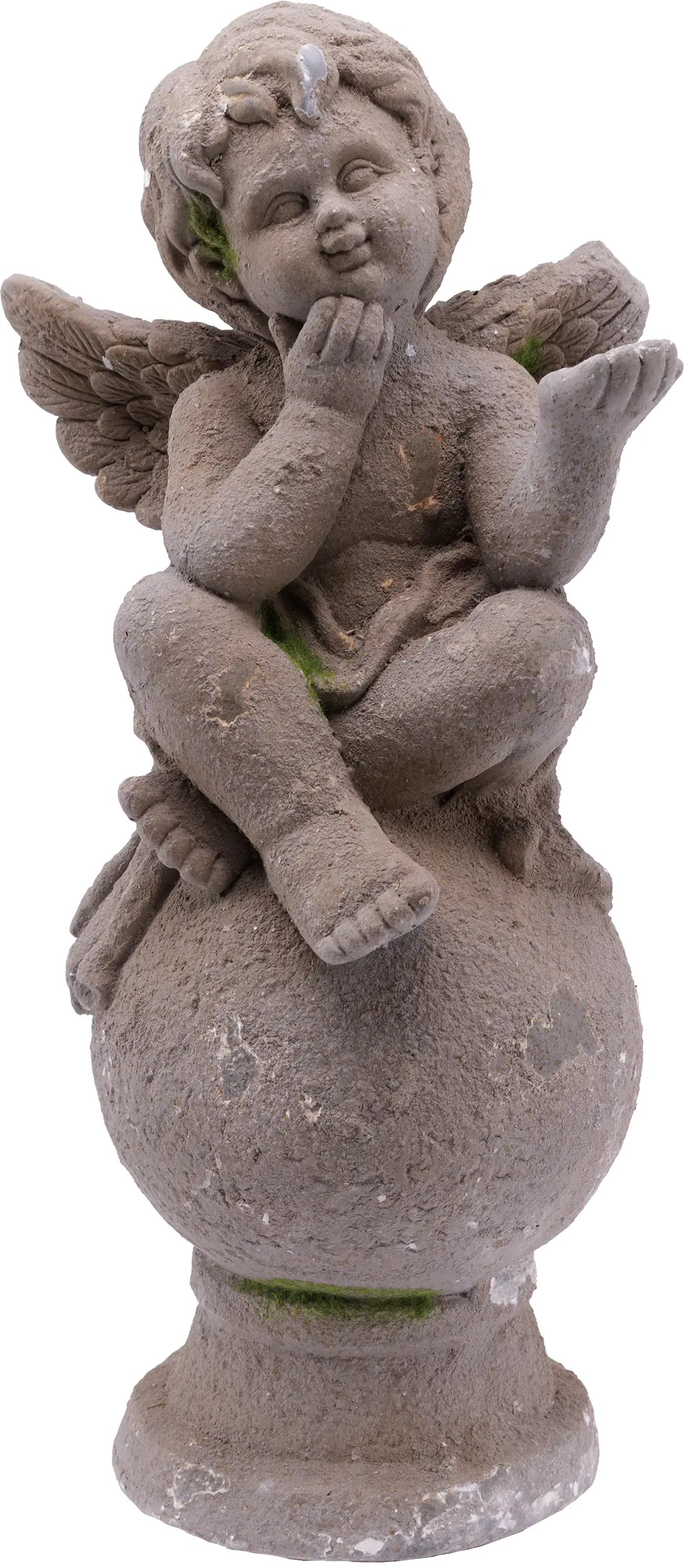 TrendLine Dekofigur Engel 45 x 20 cm grau