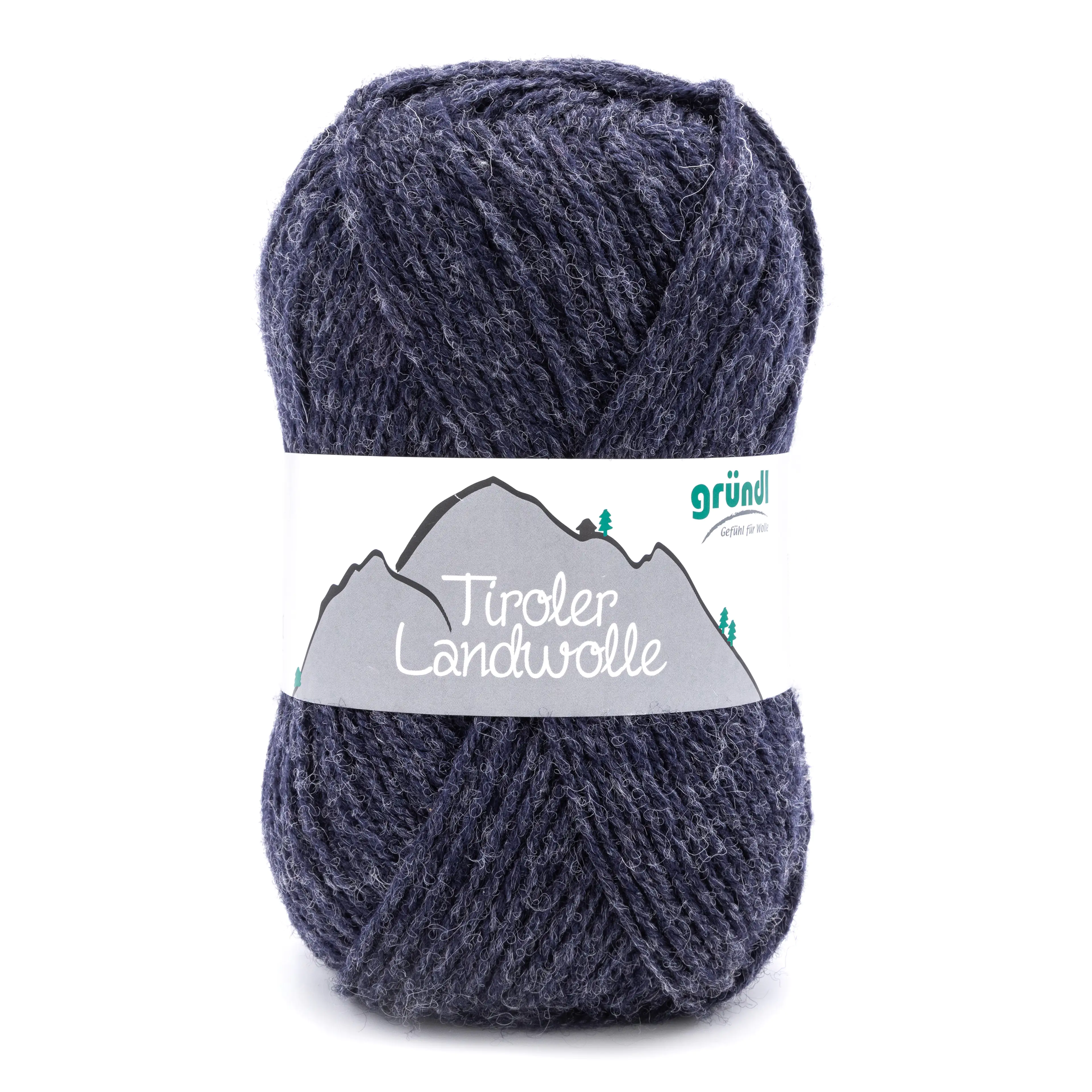 Gründl Tiroler Landwolle 100 g marine
