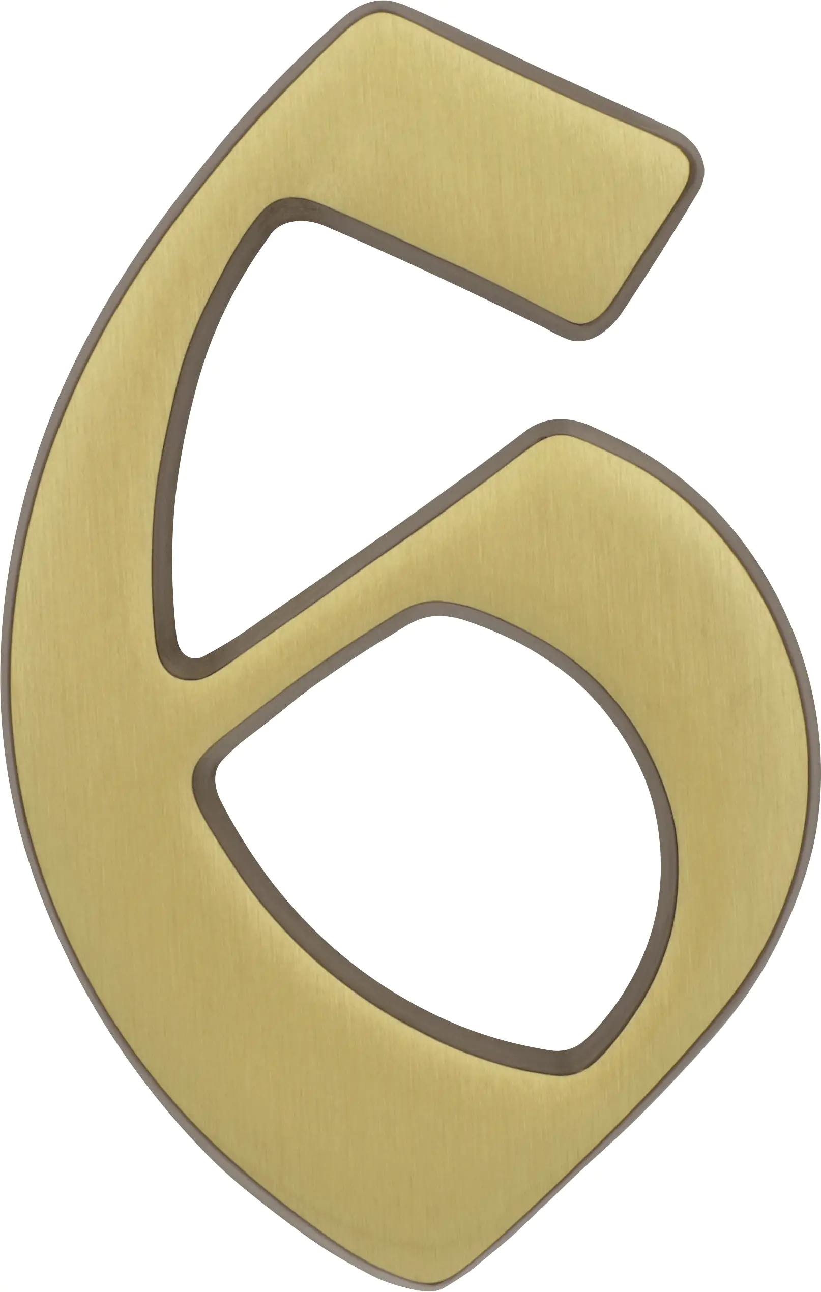 Alpertec Hausnummer 6 Bronze