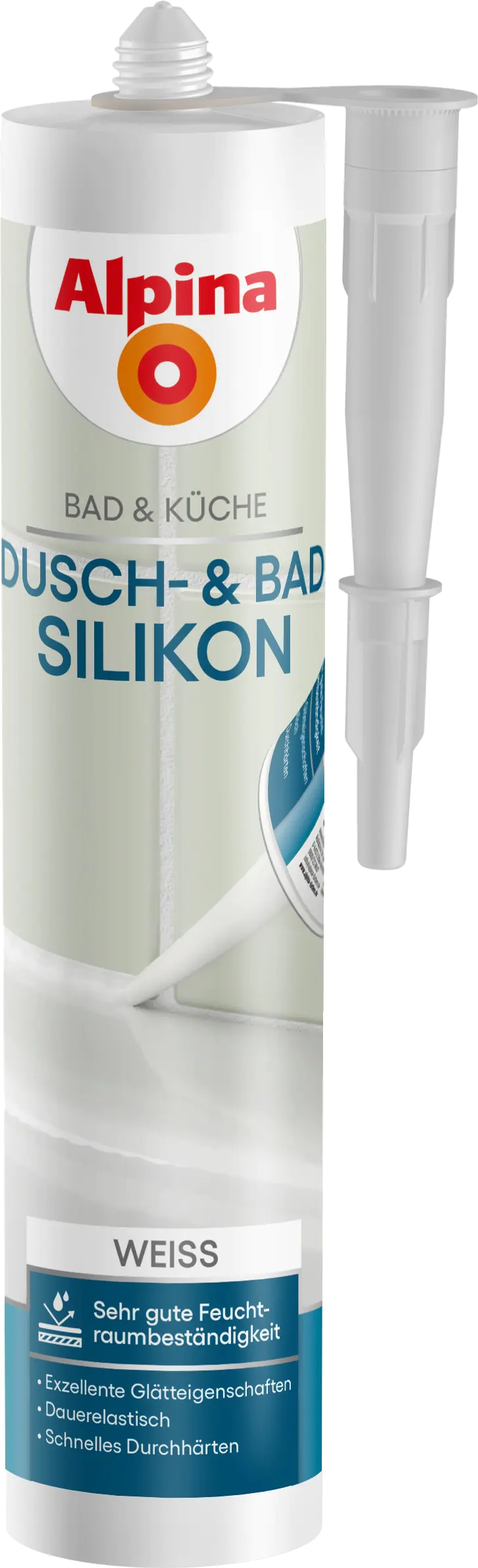 Alpina Dusch & Badsilikon weiß 300 ml