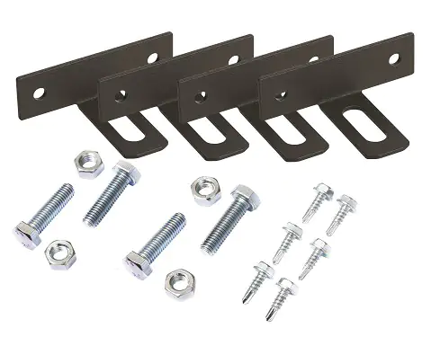 5901122317340 Polbram T-Verbinder für Zaunfeld 4 Stück, RAL-Farbe 7016