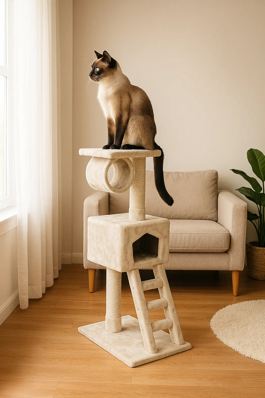 Nobby Kratzbaum Classic Massa H 111 cm cream