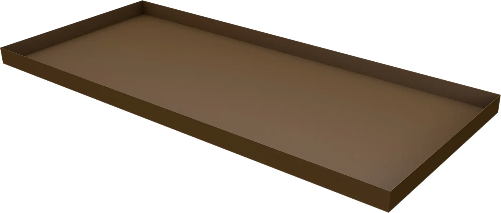 Gutta Wanne für Hochbeet Valenta 150 160 x 70 x 6 cm, Rost Matt